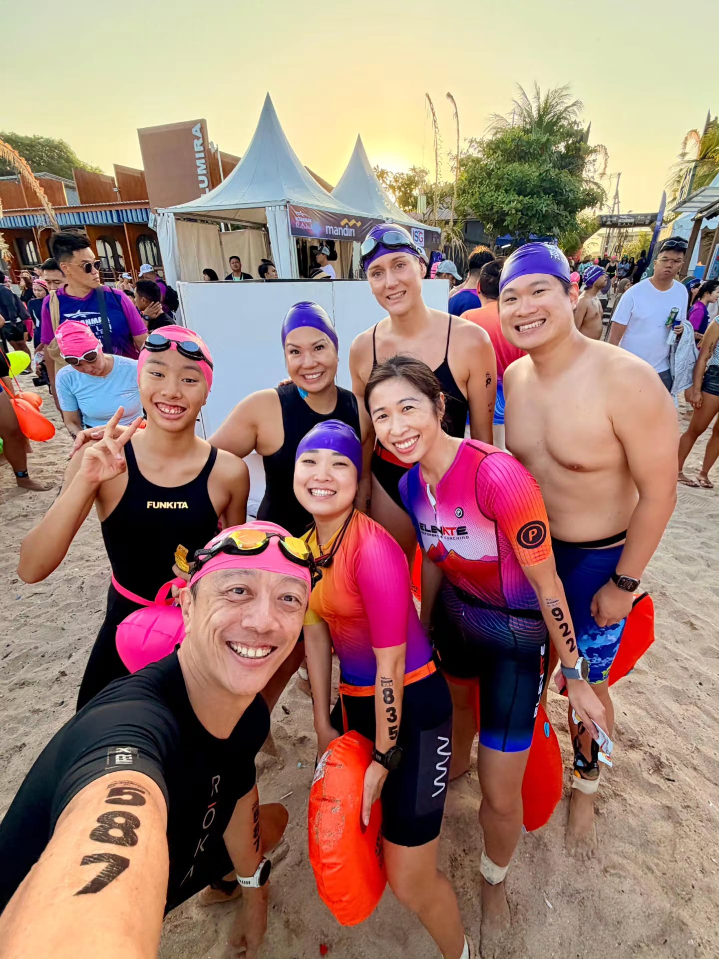Weekend of big open water swim and unforgettable memories at OCEANMAN Bali. Proud of everyone who took on the Bali waters and crossed the finish line.