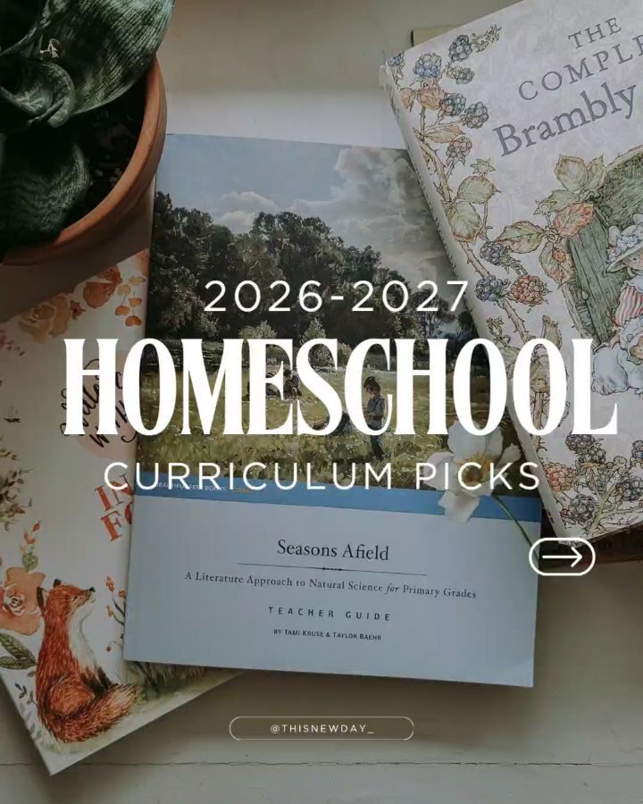 ☀️ Homeschool curriculum picks for 2026-2027
My boys are in second and fourth grade and I have a toddler who likes to join us!
🙌🏽 I have a blog post that goes deeper into what we have planned, including books we are hoping to read, things I'm planning for my toddler, curriculum links, and more.
👋🏽 Comment "PLAN" and I'll send the the blog post link.
✨ What are you most excited to use this coming year?
.
.
#curriculum #curriculumpicks #homeschooling
Homeschool mom | homeschool family | history curriculum | science curriculum| math curriculum| homeschool curriculum| curriculum picks |