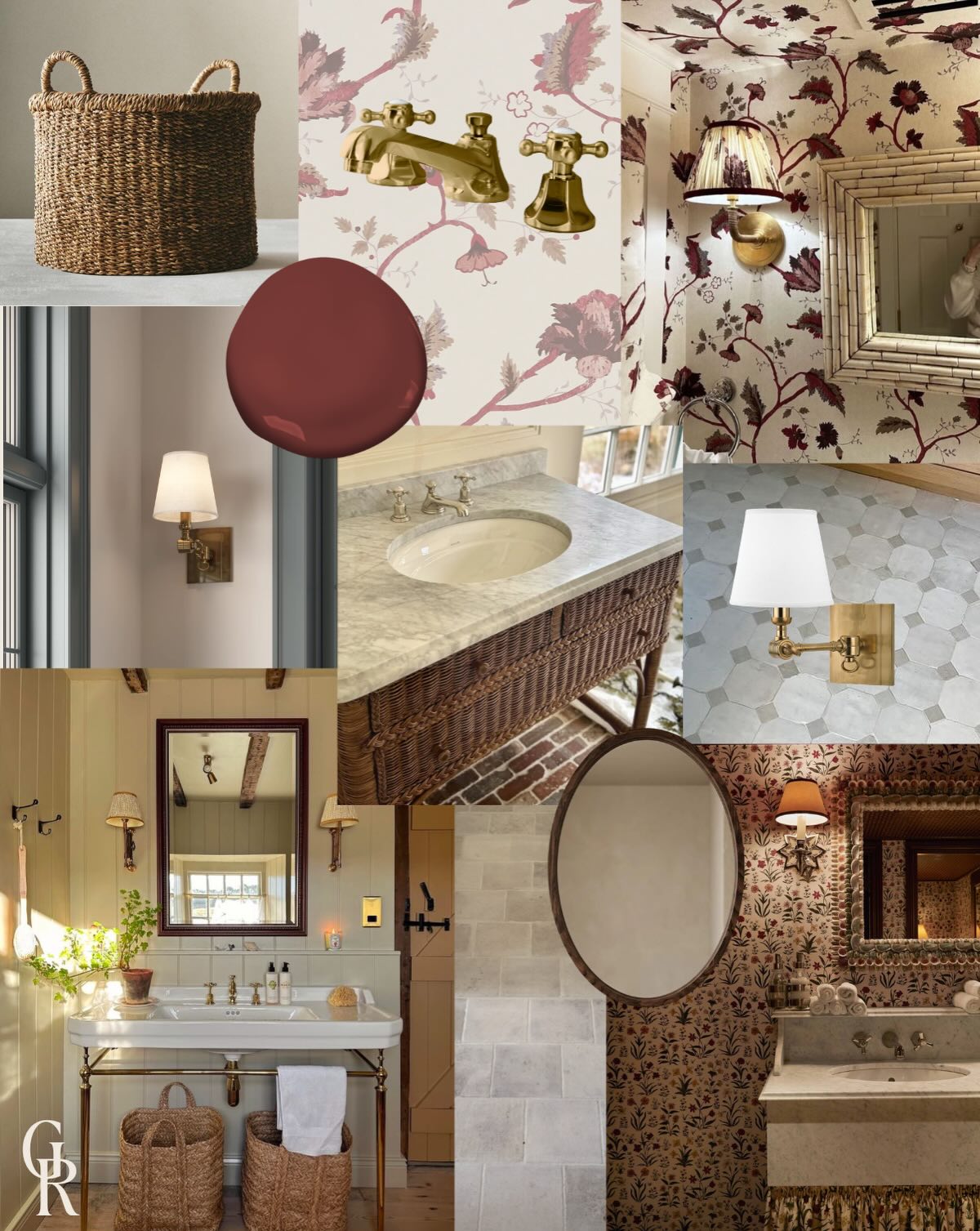 My powder bath design inspo! 🧺
Now that most of my kitchen selections have been finalized, I’m moving on to one of the most fun rooms in the house: my powder bath! Since the kitchen is primarily neutral, I want to add a pop of color to the smallest room in our home. I’ll be incorporating these elements to create a space that truly feels like home.
Follow along to see my final selections over the coming weeks! T-minus 1 month until demo 🔨