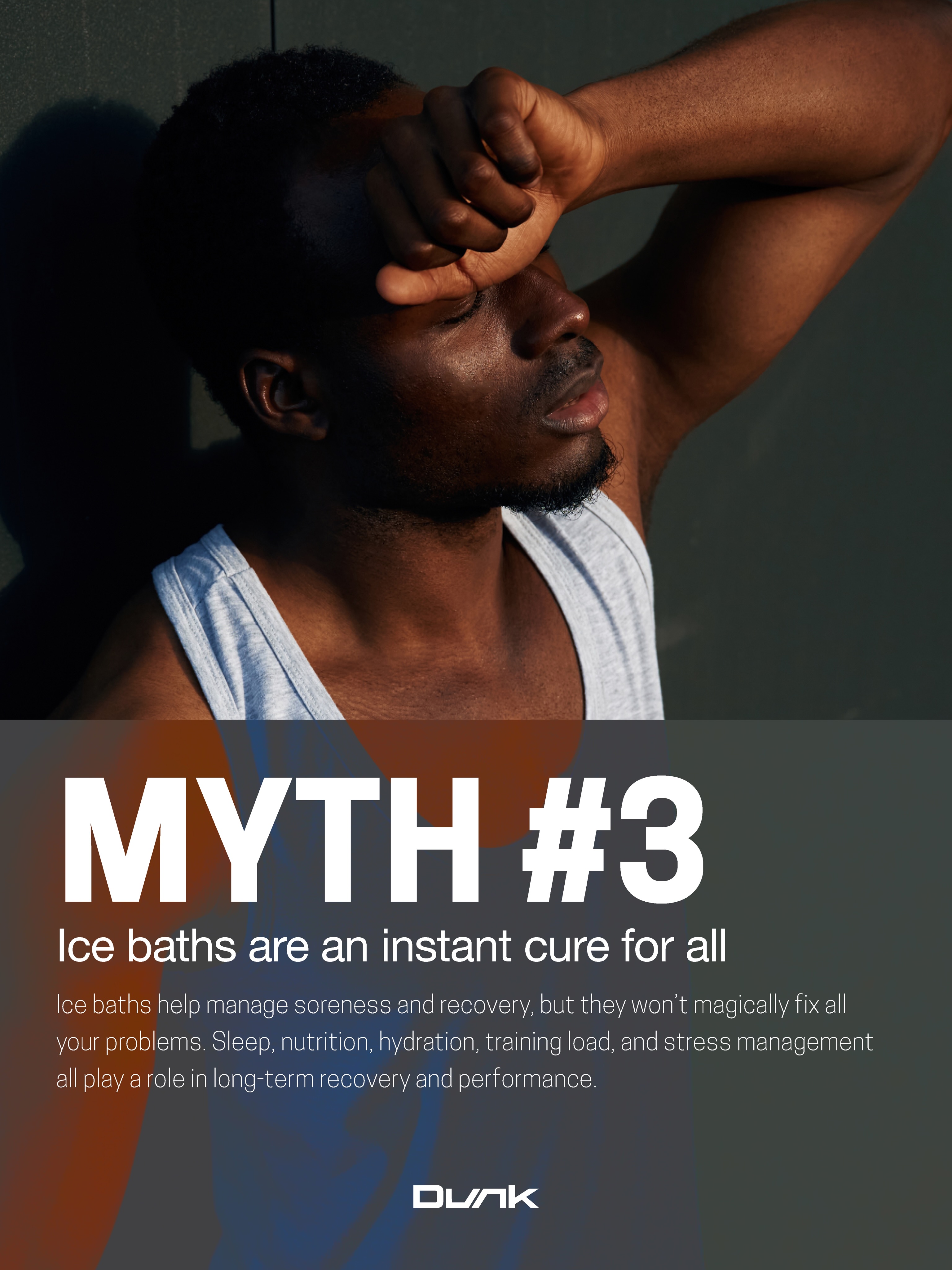 Ice baths are an instant cure for everything. 🥶❌
The truth? Ice baths are powerful—but they’re not magic. 💙
Recovery is built on the basics: quality sleep, good nutrition, proper hydration, smart training, and managing stress. 🌊✨
Think of cold therapy as one piece of a bigger wellness routine.
#TheDunk #ColdExposure #IceBath #Recovery #Wellness ColdTherapy