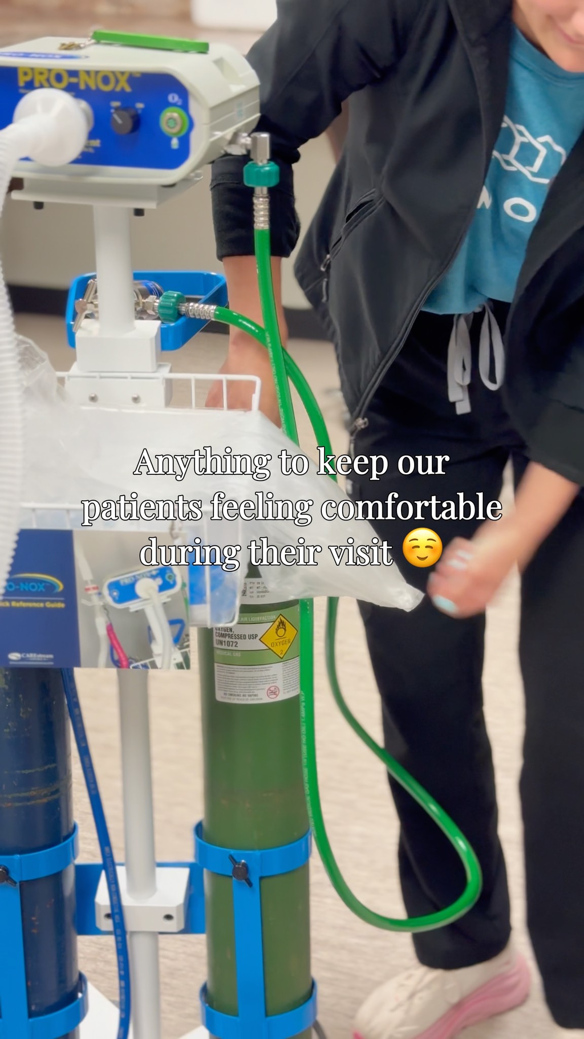Sometimes the smallest details make the biggest difference.
For many patients, the hardest part of a treatment isn’t the procedure itself. It’s the anticipation leading up to it. That’s why we offer Pro-Nox, a patient-controlled nitrous oxide system designed to help you feel more relaxed, more comfortable, and more at ease throughout your appointment.
A calmer experience can make all the difference, and we love having options that help patients feel more confident every step of the way.
And yes, somebody has to keep the tank full. 💪💨
Interested in learning more about Pro-Nox? Call (318) 698-8711 and ask if it’s available for your treatment.
#pronox #shreveport #facialplasticsurgery #morpheus8 #facialplastics