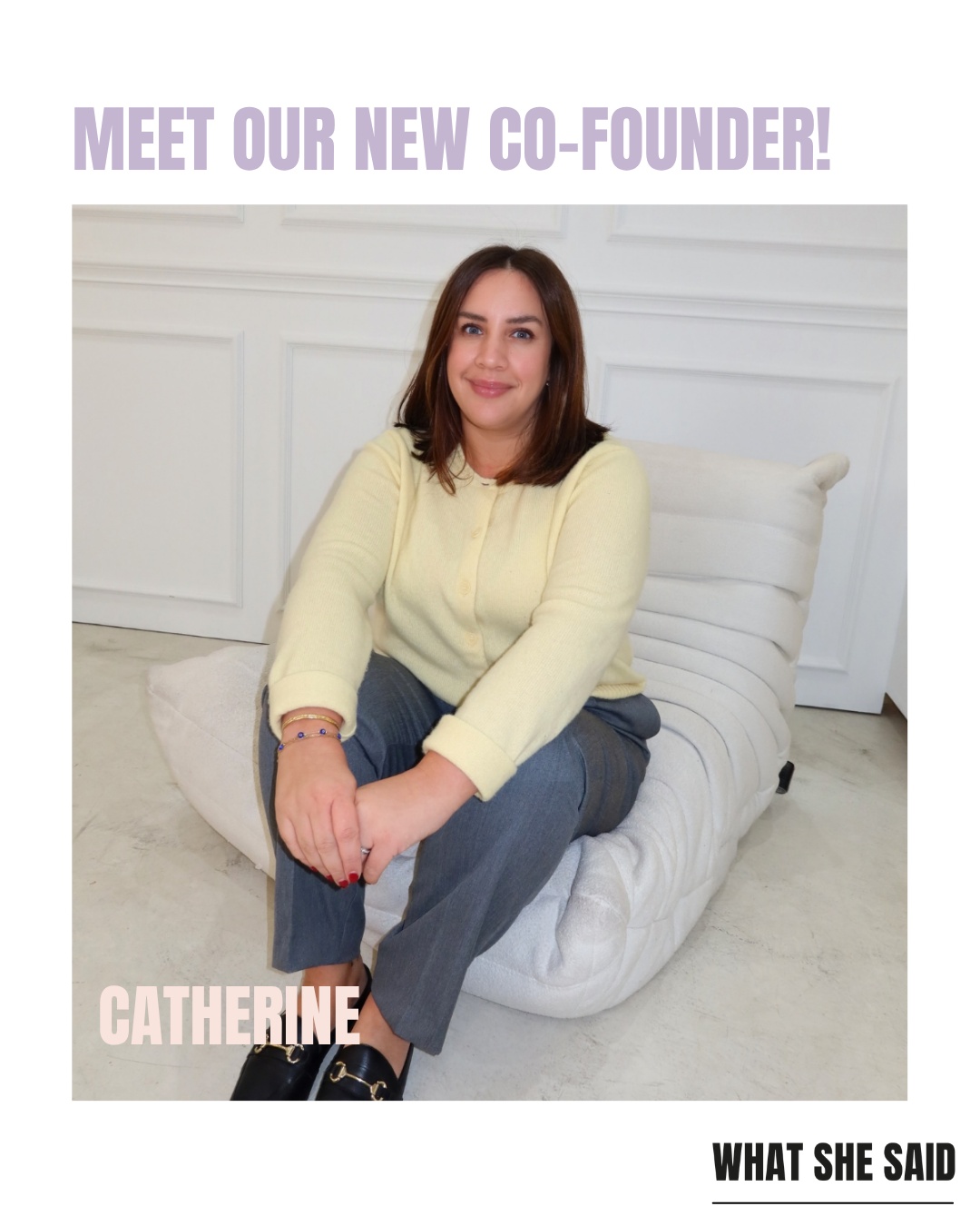 An introduction to our new Co-Founder Catherine 💛
If you've ever wondered who loves the spreadsheets, systems and policies that everyone else avoids... it's Catherine.
With 20 years of experience in operations, compliance, organisational leadership and financial strategy, Catherine has built a career helping founders and leadership teams fix the messy bits that slow growth.
She has a particular passion for supporting creative businesses, agencies and female founders, because she knows that sustainable growth isn't just about increasing revenue, it's about building a business that actually works behind the scenes.
At What She Said, Catherine brings a wealth of strategic expertise alongside a genuine commitment to helping women build businesses with confidence, clarity and less stress.
And outside of work? She's Scottish, a mum of two, list obsessed, loves skincare and tattoos!
We're so excited for you to get to know Catherine and to see the impact she'll have on our community.
