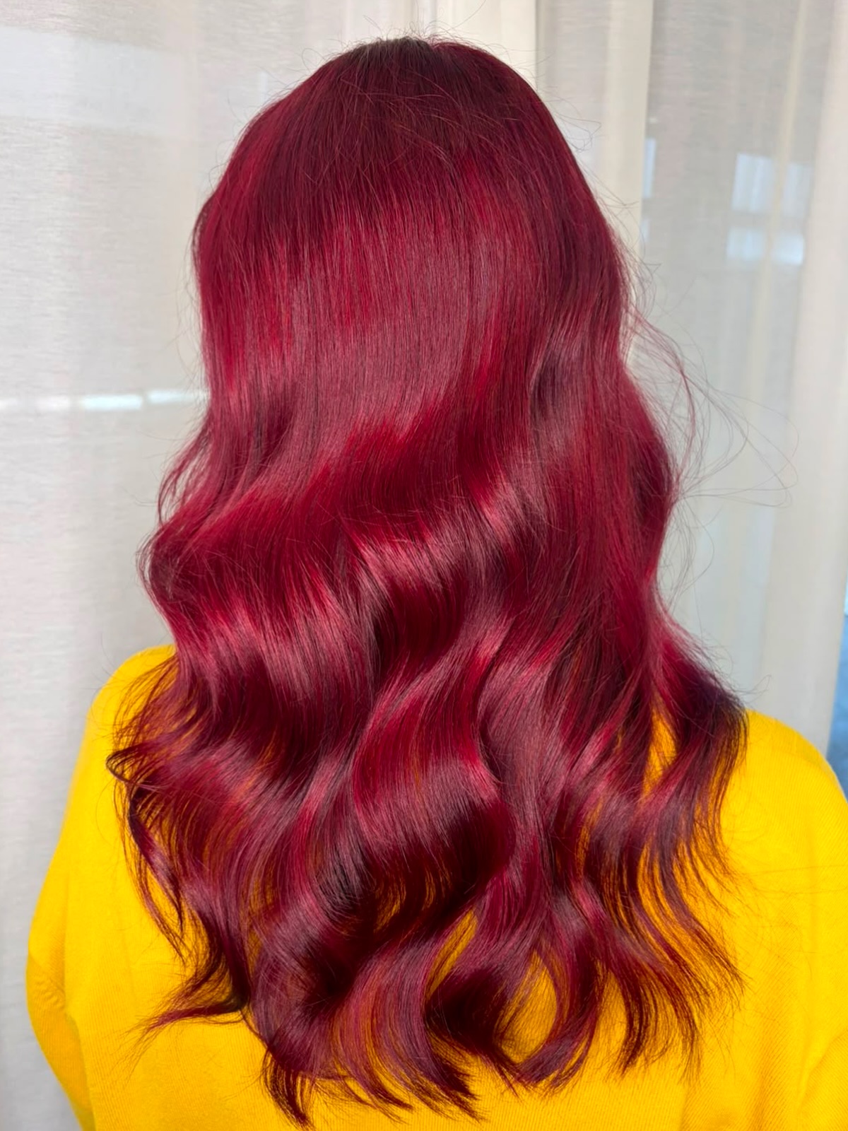 Cherry vibes 🍒 a stunning colour infusion by Lily.
Ready for your hair glow up? Tap our link in bio to book!