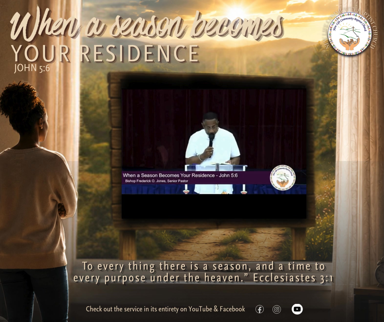 ✨🏡 What was meant to be a season was never meant to become your address. God is calling us beyond stagnation, beyond excuses, and into His purpose. The question remains: "Do you want to be made well?" 🙏🏾✨
Don't let a temporary season become a permanent residence. 🚪➡️🌅
🎥 Catch the full message and discover why it's time to move from where you've been to where God is leading you.
#WhenASeasonBecomesYourResidence #John56 #SundayRecap #FaithInAction #MoveForward #GodsPurpose #NewSeason #SpiritualGrowth #NLCBC #BishopFrederickJones #TheresAWordForYou 🙌🏾🏡✨📖💛🔥