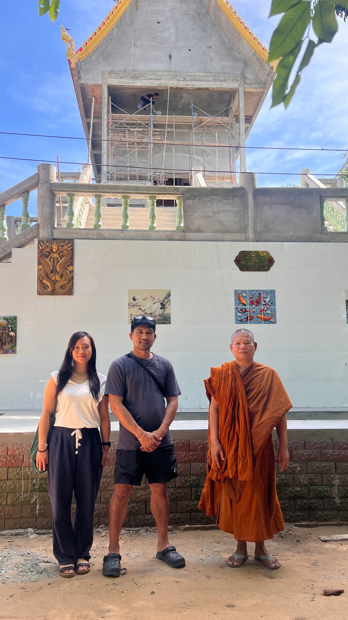 In April, we held a Thai lunch to enjoy some traditional Thai food together and to raise funds for constructing a section of the Samakkhi temple, significant to Bak and his home community in Thailand. The event allowed us to gather, share stories, and appreciate Thai flavors while supporting cultural and spiritual growth. This week, we visited the temple site to see the construction progress. Thanks to your generous donations, we installed all the concrete walls for the temple’s top half, marking a critical milestone. We sincerely appreciate everyone’s support—thank you again!