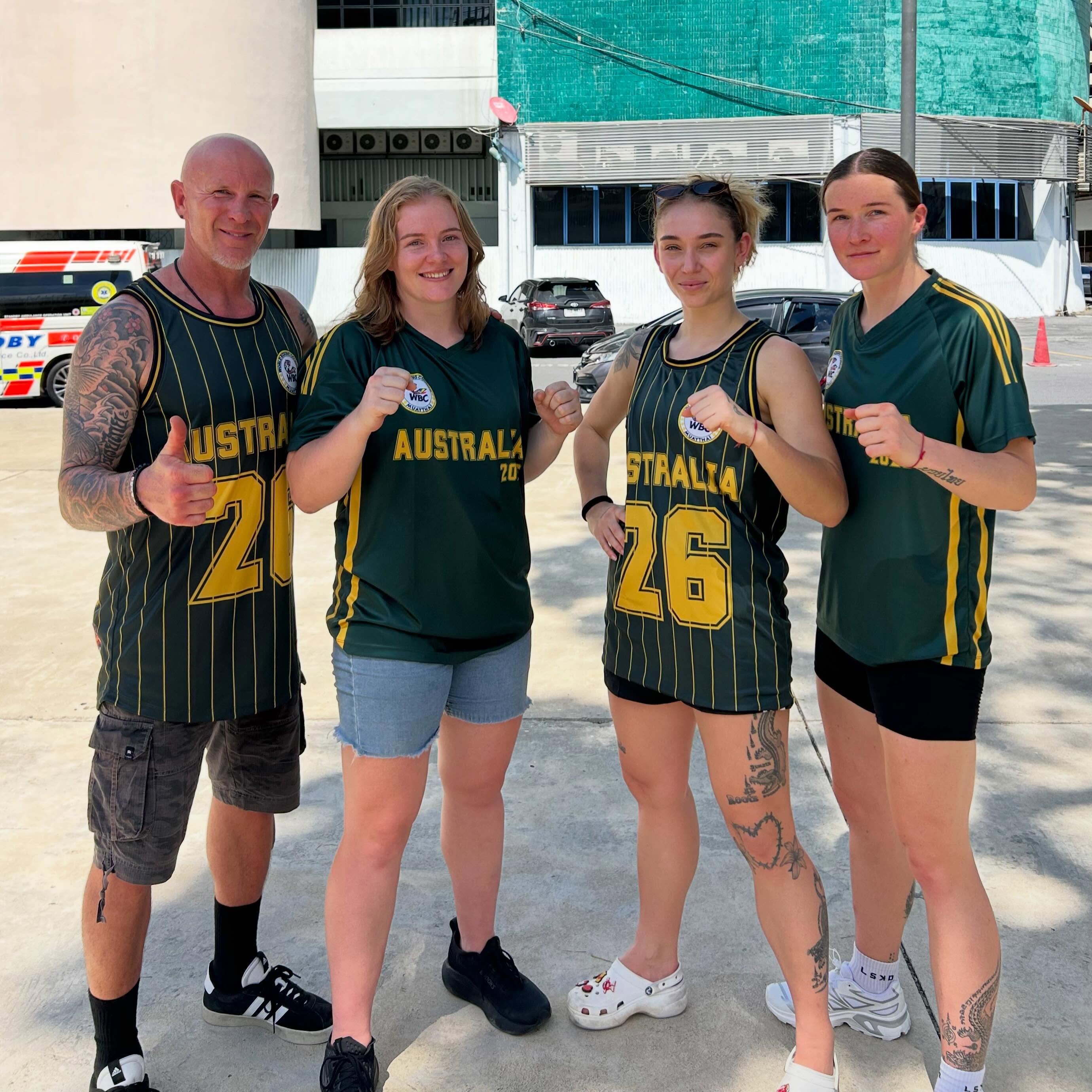ABOUT TO GO DOWN 🇦🇺🇹🇭
The @amazingmuaythaifestival @wbcmuaythai Games is about to begin.
Our girls have trained hard and are ready to REPRESENT Australia and Riddlers gym on the World stage. 🇦🇺❤️🖤
@courtney_lockley and @_tah_lia_ Roddan Can’t wait.
Daz and @_shannongardiner are there as Coaches for Australia.
@cambobailey who was also ready to represent has unfortunately had to withdraw due to the passing of his mother Leah Bailey just 2 days ago.
Our thoughts and deepest condolences go out to Cam and his family at this time. RIP 🙏
Everything is complete and the opening ceremony has been on today at @rajadamnern_stadium
Fight schedule and updates released from tonight on @smoothcomp
Tune in to all the action thanks to the great work of @livecombatsports_
Lastly once again THANK YOU so much to our Riddlers gym community who supported us and help fund this trip. ❤️🖤
We can’t thank you enough.
#muaythai #muaythaiislife #amazingmuaythaifestival #riddlersgym