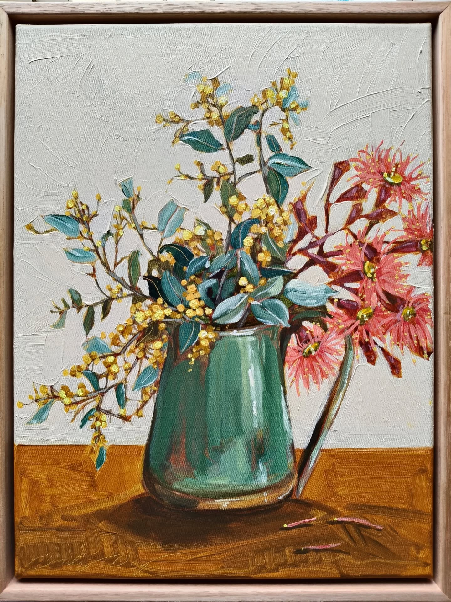 Sunday still life ✨ /sold!/
To acquire, please comment 'sold' or send me a private message and I will be in touch.
"NANA'S WATTLE'
33x43cm acrylic on canvas, framed in natural flooded gum timber
$750 including postage within Australia.
Certificate of Authenticity included. The painting will arrive professionally framed with a rear wire, ready to hang in your home.
Additional custom quote for international postage can be enquired.
---
About the series: Sunday still life is my weekly Instagram release of original art, at 7.30pm AEST (Brisbane time) of things I've been working on in the studio that week. You can check out my website for any available works from past weeks.
Thank you for your support 💛
#stilllifepainting #australianflowers #australianartist #australianart #sundaystilllife