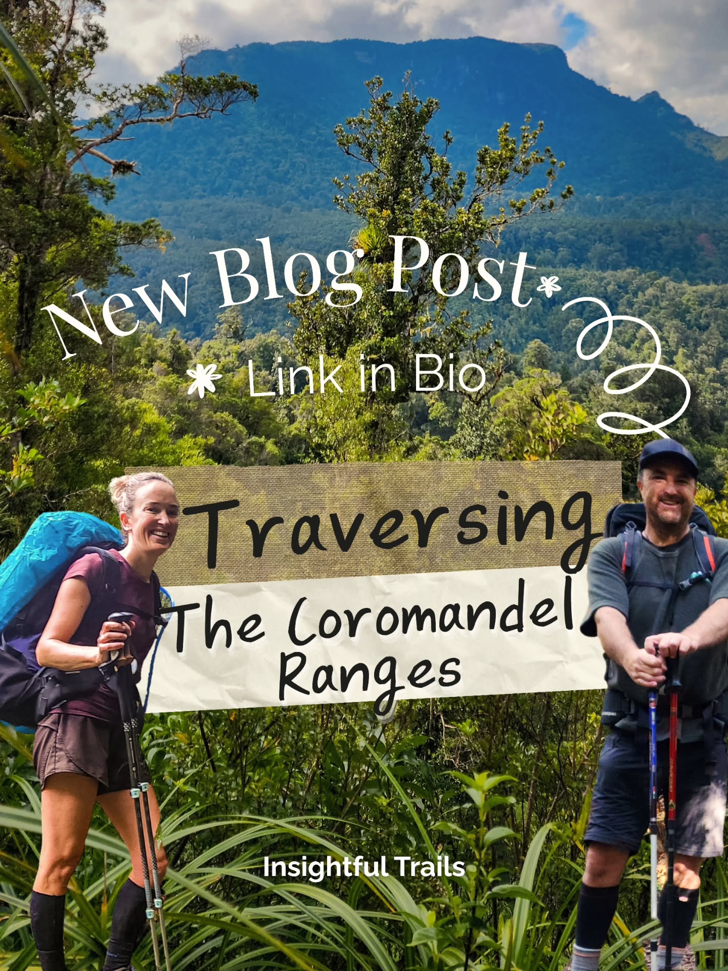 If you'd like to do a mutli-day hike in the Coromandel, here's a fun option.
I've written all about our experience earlier this year, so you can decide (and plan) if you want to do it too.
🍃 3 and 4 day options
🍃 Huts and campsite options
🍃 Trail descriptions
🍃 Trip planning
You know where the 🔗 is! Or just head to the Insightful Trails website 👣💚
#coromandelhikes