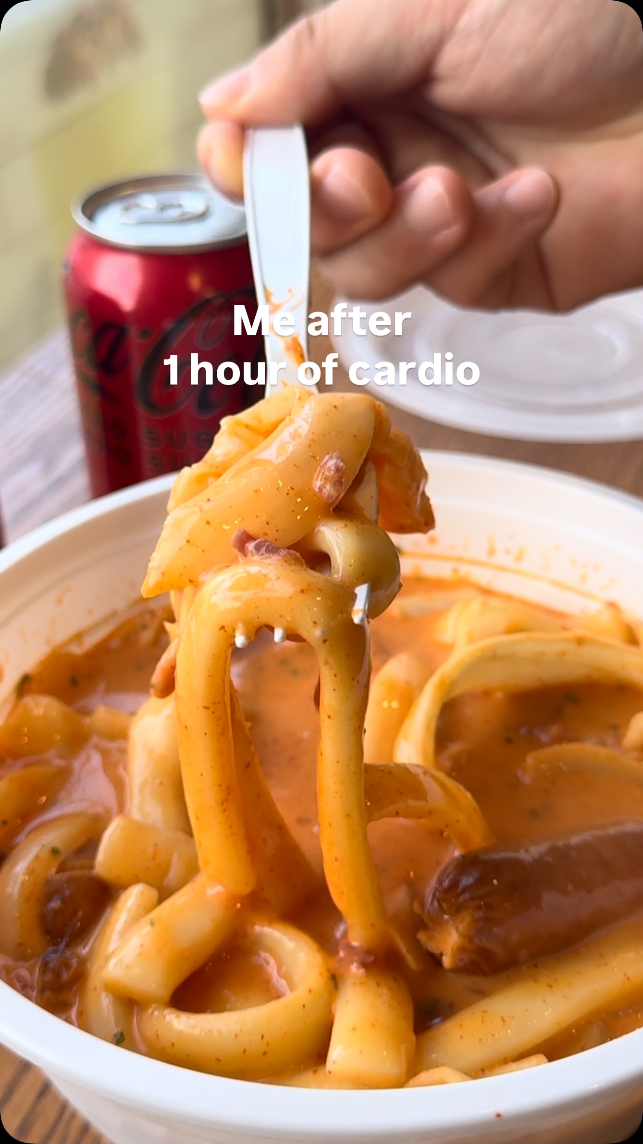 Eat to work out? Or work out to eat? We are obv both #toronto #tteokbokki #koreanfood #torontofood #torontorestaurants