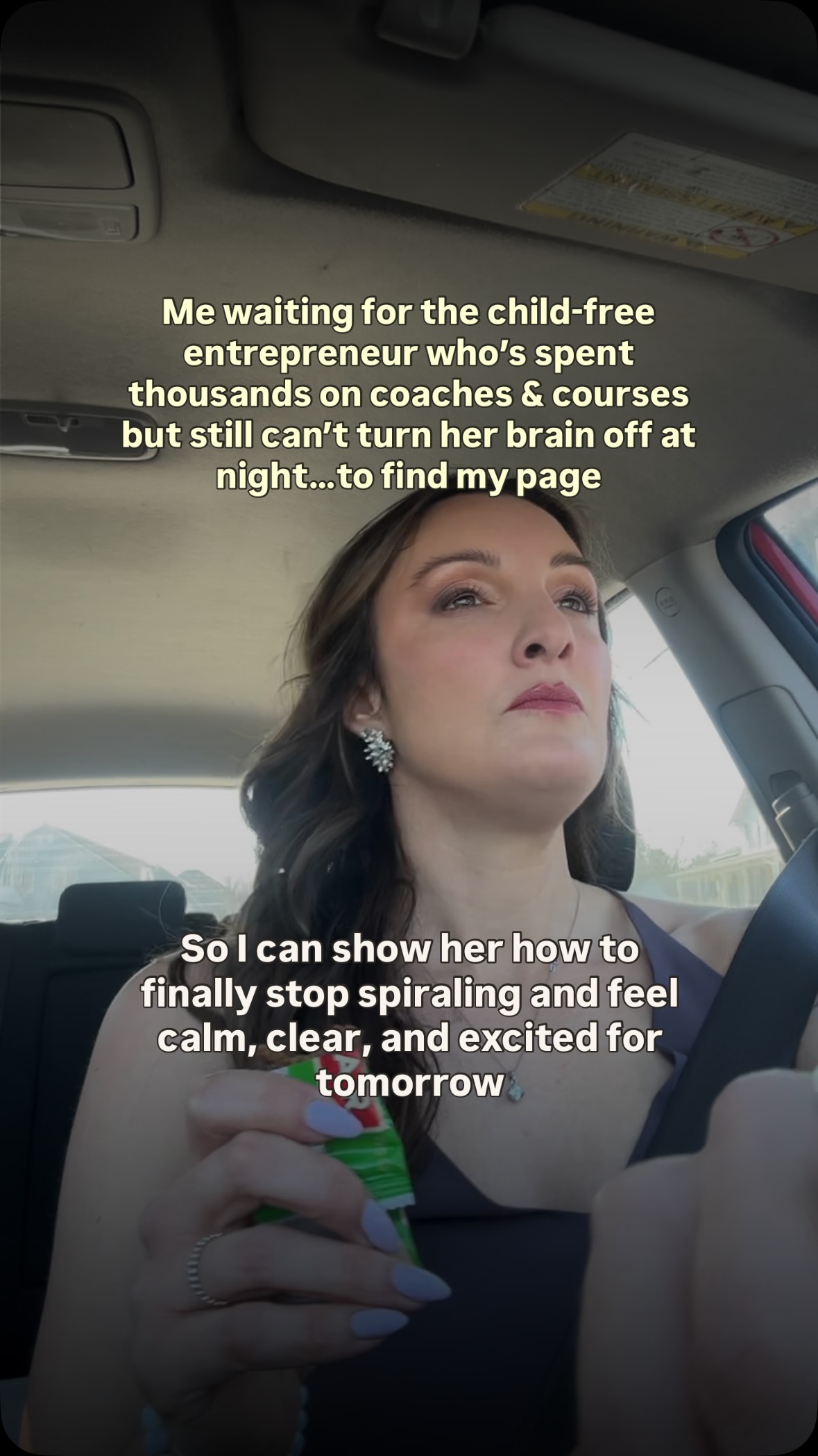Follow @heather_lil if you’re a child-free entrepreneur who’s tired of the overwhelm, the burnout, and the anxiety that follows you everywhere.
You built your business for freedom. Not this.
Follow @heather_lil I’ll show you how to feel calm in it again.
#anxietyrelief #entrepreneur #childfreebychoice