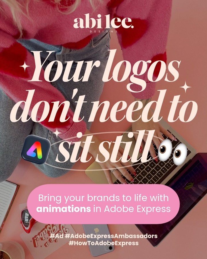 Bring your logos to life with animations in @adobeexpress 😍✨
Impress your clients and level up your portfolio by easily adding animations to your logos! Scroll through to see simple tutorials on how I added these animations in a few clicks 😌 I actually can’t wait to do this with all my branding projects!
Save this post for later and give it go on #adobeexpress Adobe.ly/ExpressJune26
#adobeexpressambassadors #ad #howtoadobeexpress #graphicdesigntips