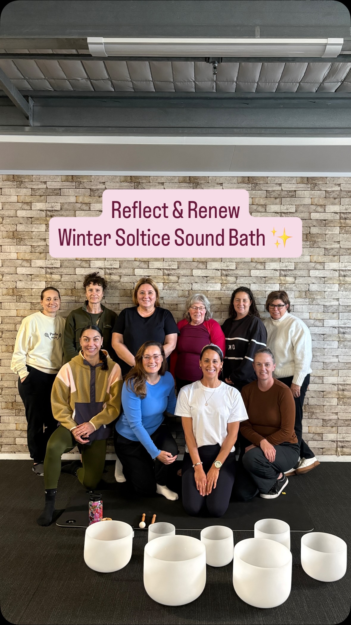 In a world that constantly asks us to do more, sometimes the most powerful thing we can do is pause.
Yesterday’s Winter Solstice Sound Bath was a reminder that recovery is just as important as training.
Thank you to everyone who came along to slow down, switch off, and give your mind and body the time and space to restore, receive, and reconnect.
#soundbath #reflect #reset #renew #restore