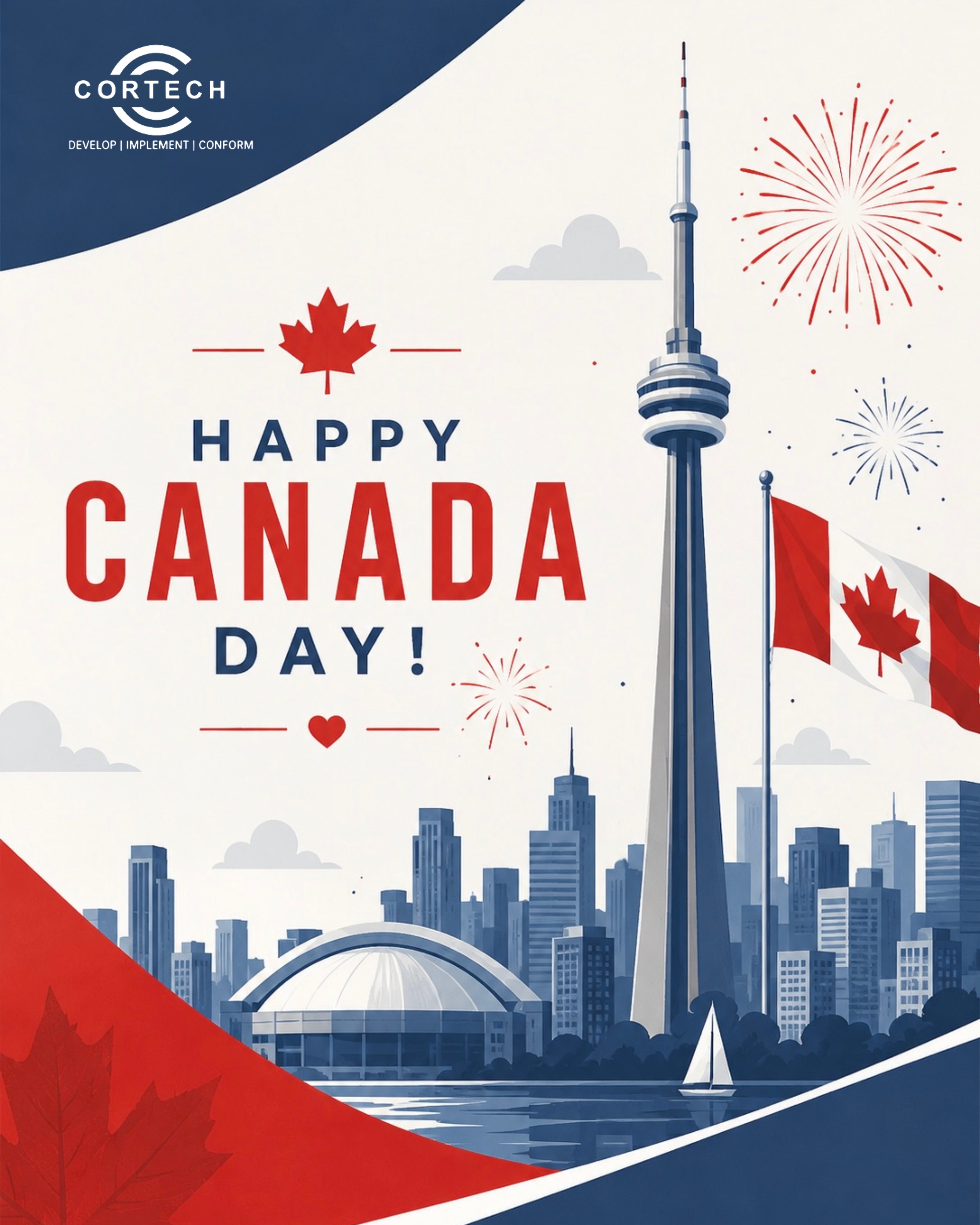 🇨🇦 Happy Canada Day!
Canada is built by people from every background, every trade, and every community.
This Canada Day, we celebrate the diversity, dedication, and teamwork that help build a stronger and safer nation.
Wherever you’re celebrating today, we wish you and your family a safe and enjoyable Canada Day!
#CanadaDay #CanadianPride #ConstructionSafety #BuildingCanada #WorkplaceSafety #SafetyCulture #Cortech