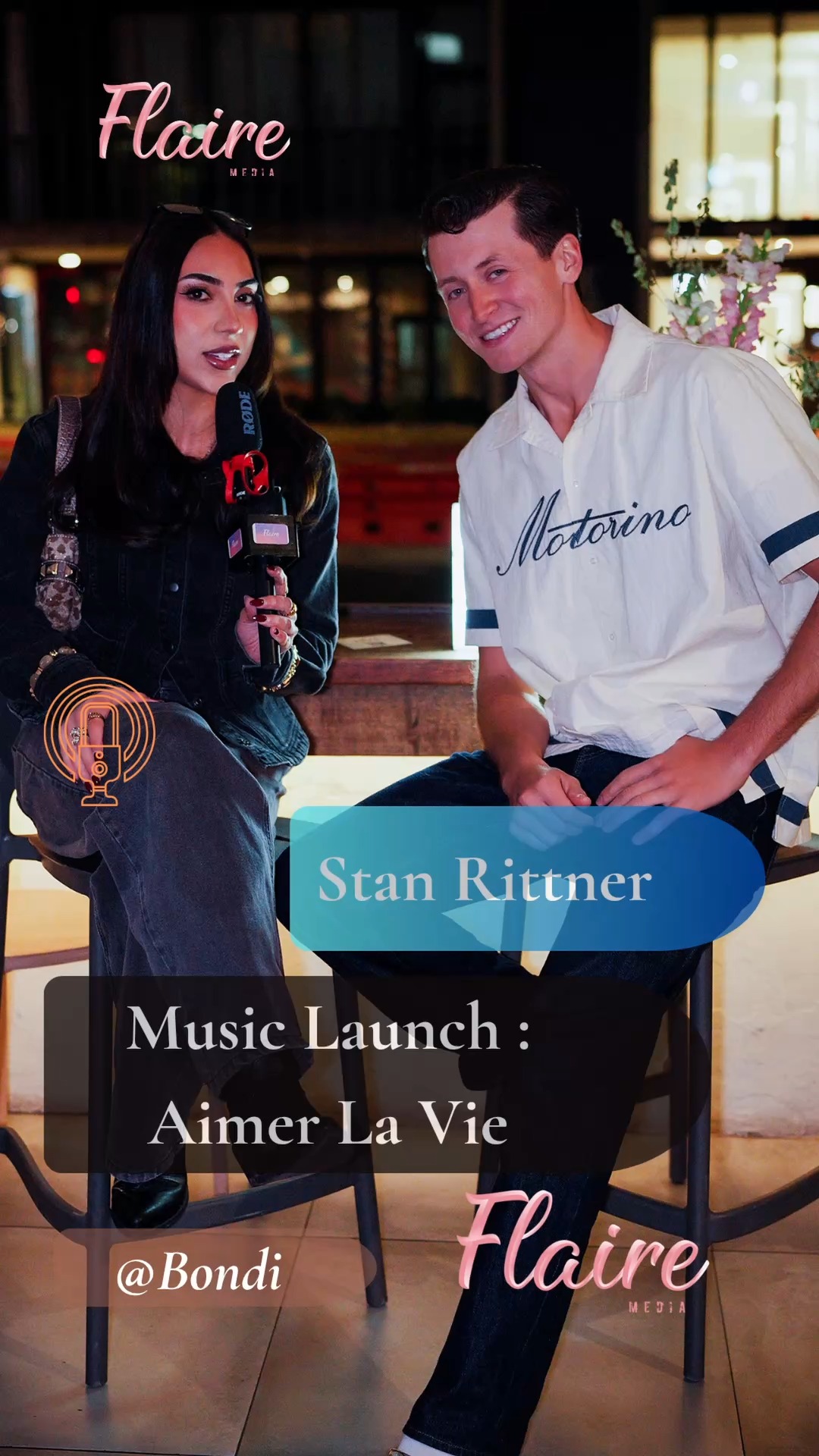 🇫🇷🎶 @jasmincurated from Flaire chats with French singer Stan Rittner at Bondi Beach for the launch of his new song Aimer La Vie (“Love Life”). Stan shares the inspiration behind the track — a celebration of embracing life, joy, and human connection — and the emotions he hopes listeners feel when they hear it.
Now based in Sydney, Stan also reflects on his journey from France to Australia, bringing with him the music, culture, and soul of French artistry while blending it with the vibrant Australian lifestyle. A beautiful meeting of two worlds through music 🌊✨
@flairezine @sr_stanislas @uagentertainmentofficial @jasmincurated 🎥 @vivek.dasgupta
@volume1bondi @motorino.nb
#flaire #bondibeach #sydney #australia #musiclaunch