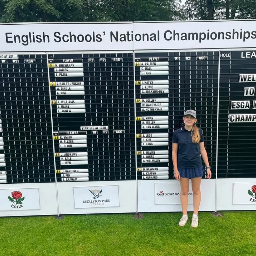 Congrats to Grace who competed in the English School Golf Association National Championships on Monday. Having come through County and Regional qualifying, Grace competed against 40 boys and 20 girls across 36 holes at @kedlestonparkgolfclub in Derbyshire. Well done for coming 3rd in the girls nett, a great effort considering a very strong field! 👊 👍
#juniorgolf #surreyjuniorgolf #girlsgolf #surreygolfclub #surreygolfcourse #ESGA