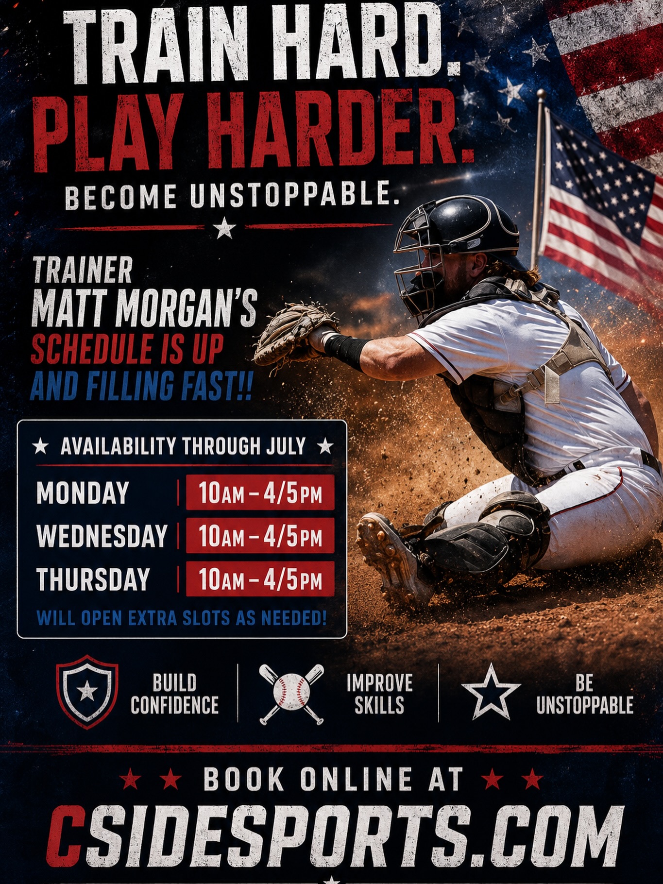 Get on Matt’s books while you can!
Csidesports.com
#baseball #softball #cside