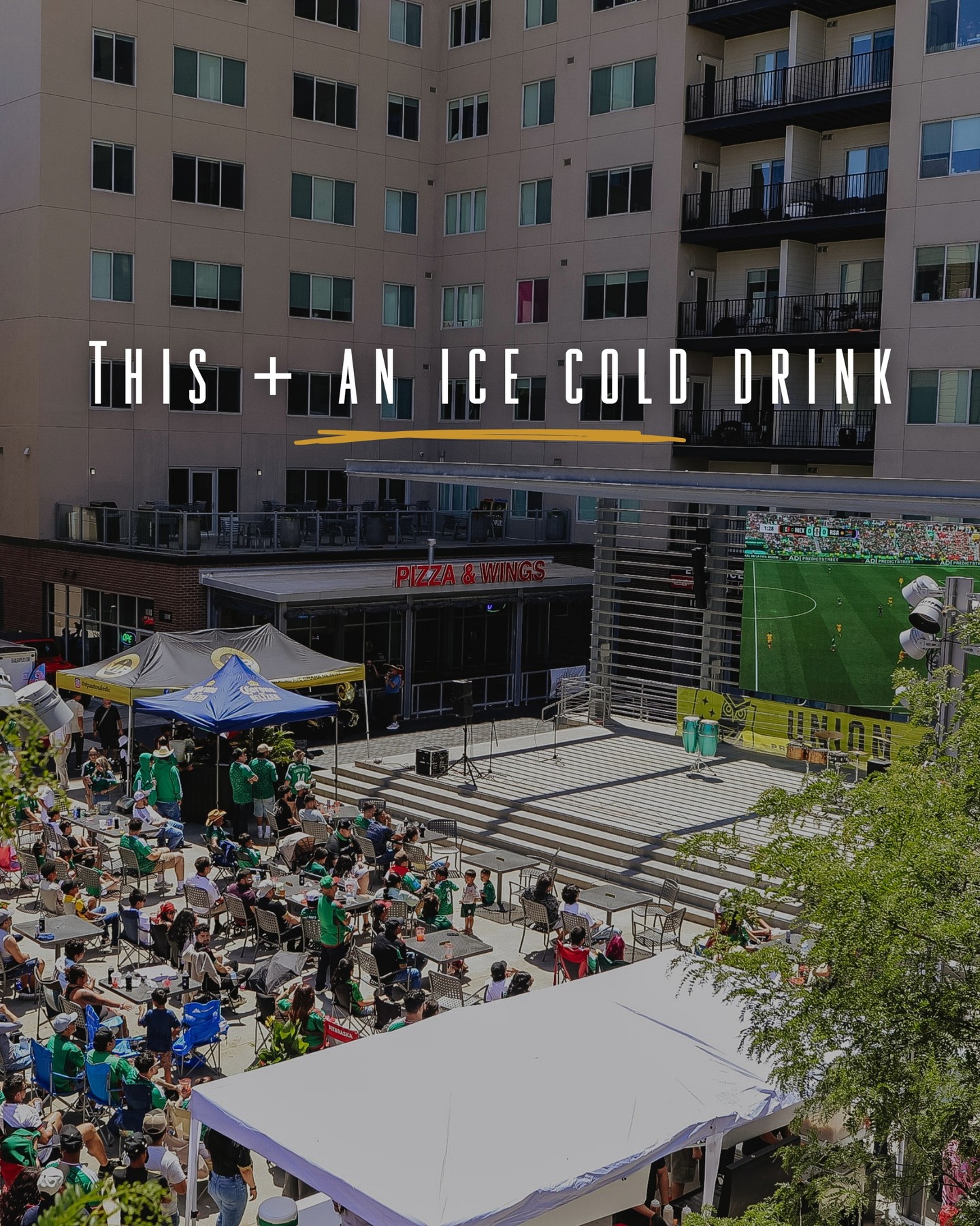 The World Cup pairs perfectly with your weekend plans โฝ๐ฅ
THIS WEEKEND'S LINEUP:
Friday, June 26 at 7 PM: Uruguay vs Spain
Saturday, June 27
4 PM: Panama vs England
6:30 PM: Colombia vs Portugal
9 PM: Jordan vs Argentina
Sunday, June 28
2 PM: Playoff Match
2 PM: Union Omaha Appearance @union_omaha
WATCH THE GAMES:
- Outdoors on the Beam, with drinks outside and food at @epocacantina
- Indoors or outside at @letitflyomaha
- Watch the Beam from the patios at @anniesirishpubomaha, Frank's Pizzeria, or @thestuffedoliveomaha
- At @djsdugout across the street
Plan your weekend with us: link in bio!