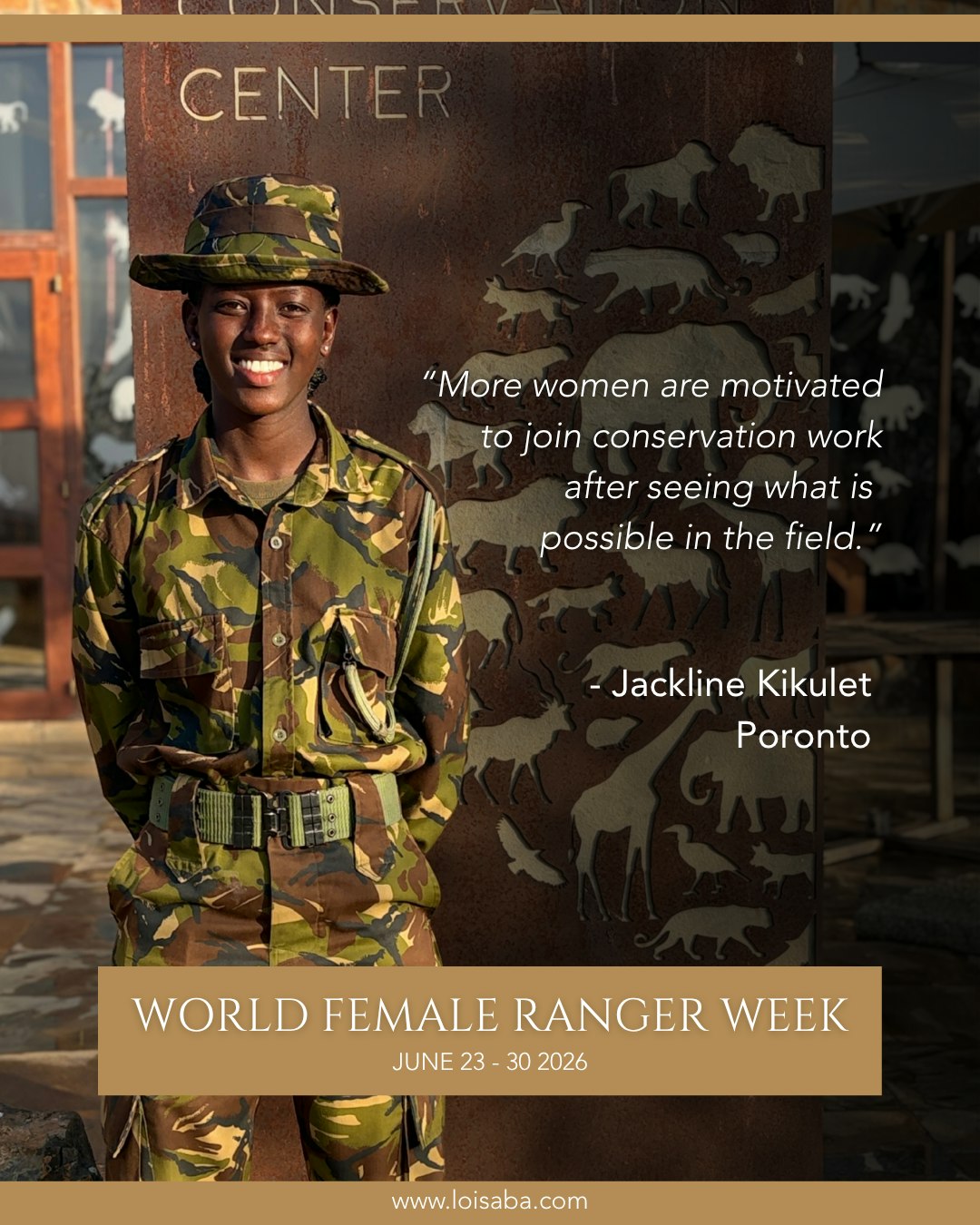 Night operations. Buffalo, rhino, elephants in the dark. The dogs alert, and you have to stay calm.
Jackline Kikulet Poronto is a ranger and dog handler from Naibunga Lower. She admits that working in the field at night - encountering dangerous wildlife - is the most challenging part of the job. “These situations require a high level of awareness, discipline, and calm decision-making.”
She got started after admiring the ranger uniform and seeing what Loisaba meant to the surrounding communities. Now she is part of that story.
Favourite animal - perhaps unsurprisingly - is the dog. “They are loyal, intelligent, and highly trainable. They form a genuine bond with human beings.”
#WorldFemaleRangerWeek #FemaleRangers #WomenInConservation #K9 #Loisaba #Laikipia