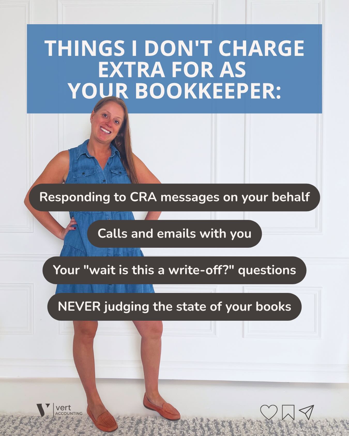 Surprise bills from your bookkeeper shouldn’t be a thing!!
This is actually why I always work on package rates instead of hourly 👇🏻
➡️ Because some months are quiet
➡️ And some months the CRA decides they want to have a conversation
Either way, you’re not getting a random invoice at the end of it.
You always know what to expect! That’s kind of the whole point of having a bookkeper on retainer!
Because the last thing you need when you’re already stressed about your finances is to also be stressed about what it’s costing you to ask a question.
With me, theres never:
👉🏻 Hourly surprises
👉🏻 “”That’s going to be extra.”” (Unless it’s way off scope)
Just consistent support that’s actually there when you need it. If that sounds good to you, just know I’m always here to support you! 🫶🏻
Bookkeeping Services Canada | Virtual Bookkeeper Canada | Catch Up Bookkeeping | Small Business Bookkeeping | Bookkeeping for Entrepreneurs | Year-End Bookkeeping Help”