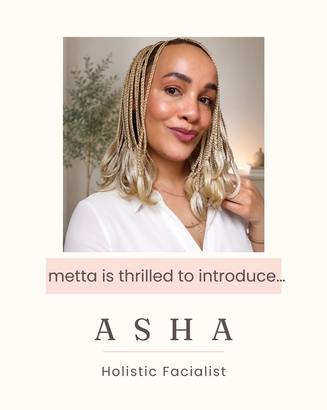 Metta is excited to introduce Asha - our new Holistic Facialist 🤍
Her approach goes beyond the surface, blending facial sculpting + lymphatic drainage with a deeper look at what’s actually going on with your skin (gut health, stress, hormones - the real root causes)
She’s built three ways to work together: sculpt + glow, holistic acne facial + wellness session or the full signature experience 🧖🏽♀️
💝And to celebrate, get 20% off your first facial appointment with Asha, this July + August.
Link in bio to book your summer skin session with the incredibly warm + talented @asharachel_