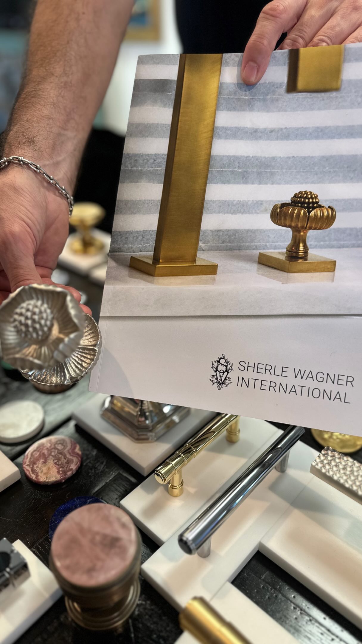 Not your Mothers @sherlewagnerinternational
Today we were hosted by Sherle Wagner to discuss and celebrate their success of their newest lines crossing over from bath into kitchen ..
I remember back in the day when my mother was an interior decorator, and her homes would be filled with the beautiful bath and fixture fixtures and fittings from this amazing line.
The craft and creativity that comes from a line like this is rarely seen here in the United States much more common place in places like Europe..
having their own foundry on the East Coast and everything made here in the US their custom artistry is actually quite exceptional
Thank you @sherlewagner for sharing and the lunch and learn
We canât wait to share either our clients
#sherlewagner #PKD #interiordesign #kitchendesign #bathdesign