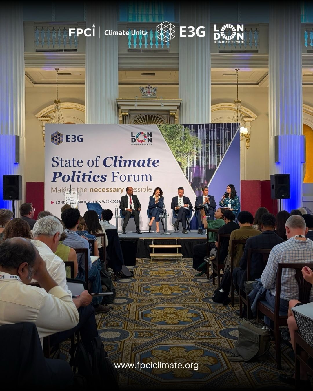 On 23 June 2026, Dr. Dino Patti Djalal, Founder and Chairman of FPCI, spoke at the State of the Climate Politics Forum during London Climate Action Week.
Dr. Dino Patti Djalal joined the session, “Connecting the Dots on Geopolitics and Climate Action.”
Missed the discussion? Rewatch the session here: bit.ly/DPDatLCAW