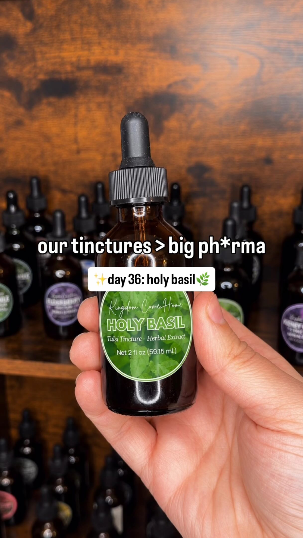 DAY 36: Holy Basil (Tulsi)🌿
What It Is:
An adaptogenic herbal tincture traditionally used to help the body better manage stress while supporting balanced energy, emotional wellness, immune health, and overall vitality!
Who It’s For:
👉🏼Anyone feeling stressed or overwhelmed
👉🏼Those who feel tired but can’t slow down
👉🏼People struggling with brain fog or mental fatigue
👉🏼Anyone looking for natural cortisol support
👉🏼Those wanting clearer, healthier-looking skin
👉🏼Anyone wanting to feel more balanced overall
Why It’s a Must Have:
If life has felt nonstop lately, Tulsi may become one of your favorite daily rituals! Known as the “Queen of Herbs” in Ayurvedic tradition, Holy Basil has been treasured for centuries for its ability to help the body adapt to everyday stress while supporting calm, clarity, and balanced energy.
🔗Comment “TINCTURE” below and we’ll send you the details!
—
#holybasil #tulsi #adaptogen #herbaltincture #holisticwellness