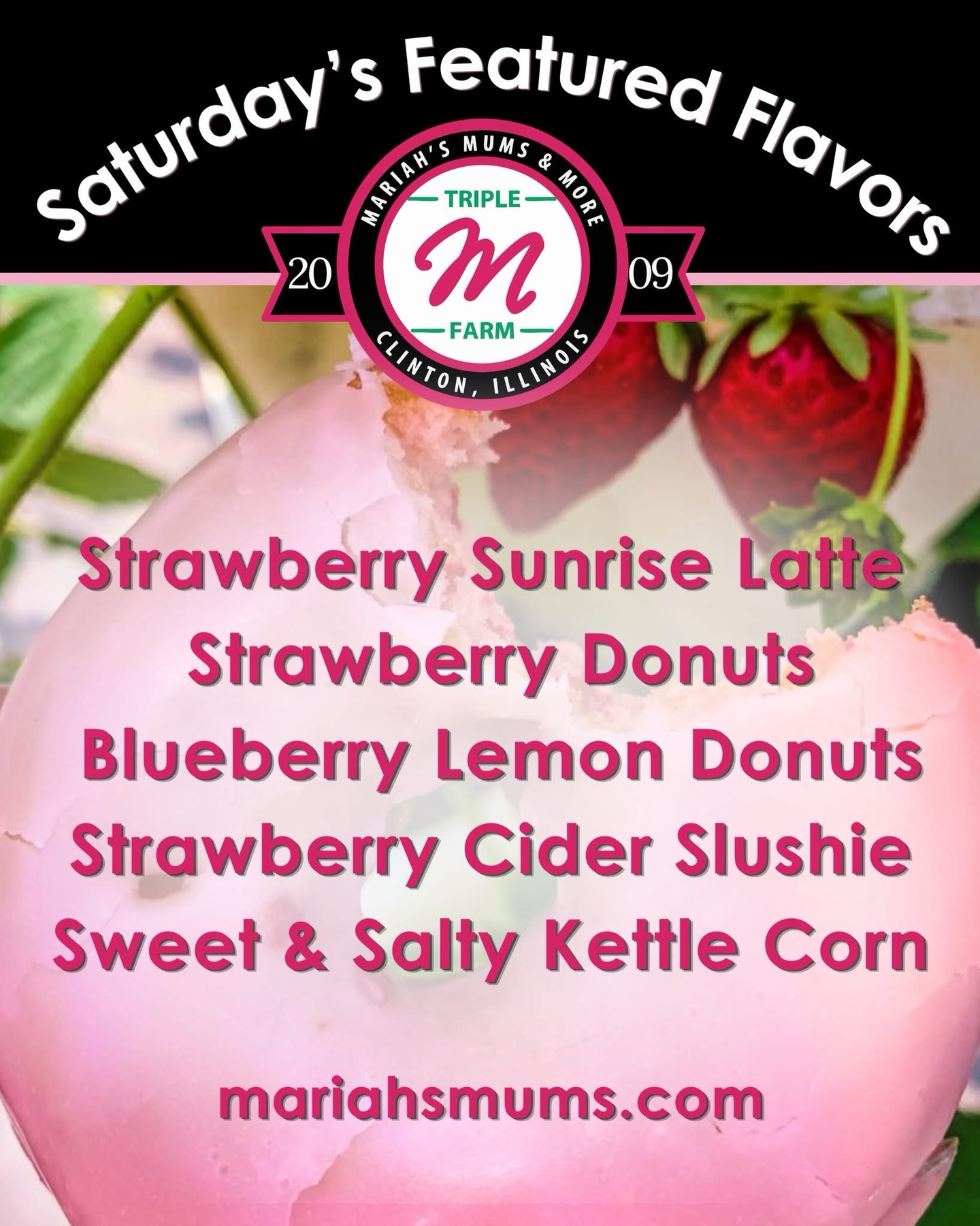 ✨ New Drink Drop This Saturday! 🧋🍓
Say hello to our Strawberry Sunrise Iced Latte! Made with sweet strawberry, smooth vanilla, creamy milk, and rich espresso, it’s poured over ice for the perfect balance of sweet, creamy, and bold.
It’s the refreshing pick-me-up you’ll want to sip all summer long. ☀️🩷
🐄 Need a dairy-free option? Just ask for oat milk!