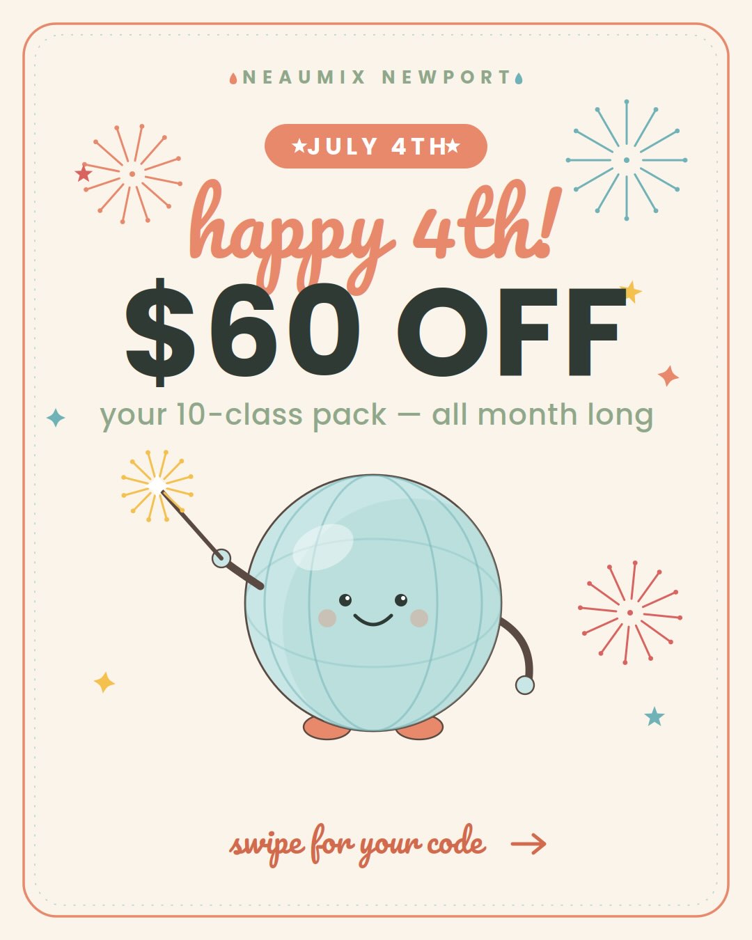 NEWPORT — It’s time to celebrate the Forth of July with a BANG 🎆 Now through July 31st take advantage of our summer special!