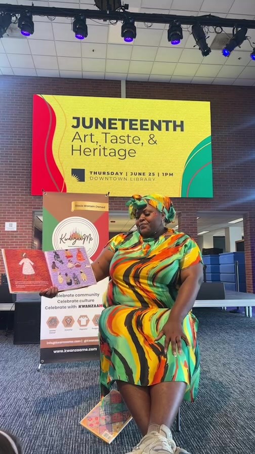 Story time with our Founder @lordrielle celebrating the traditions of Juneteenth with our friends at @aadlgram