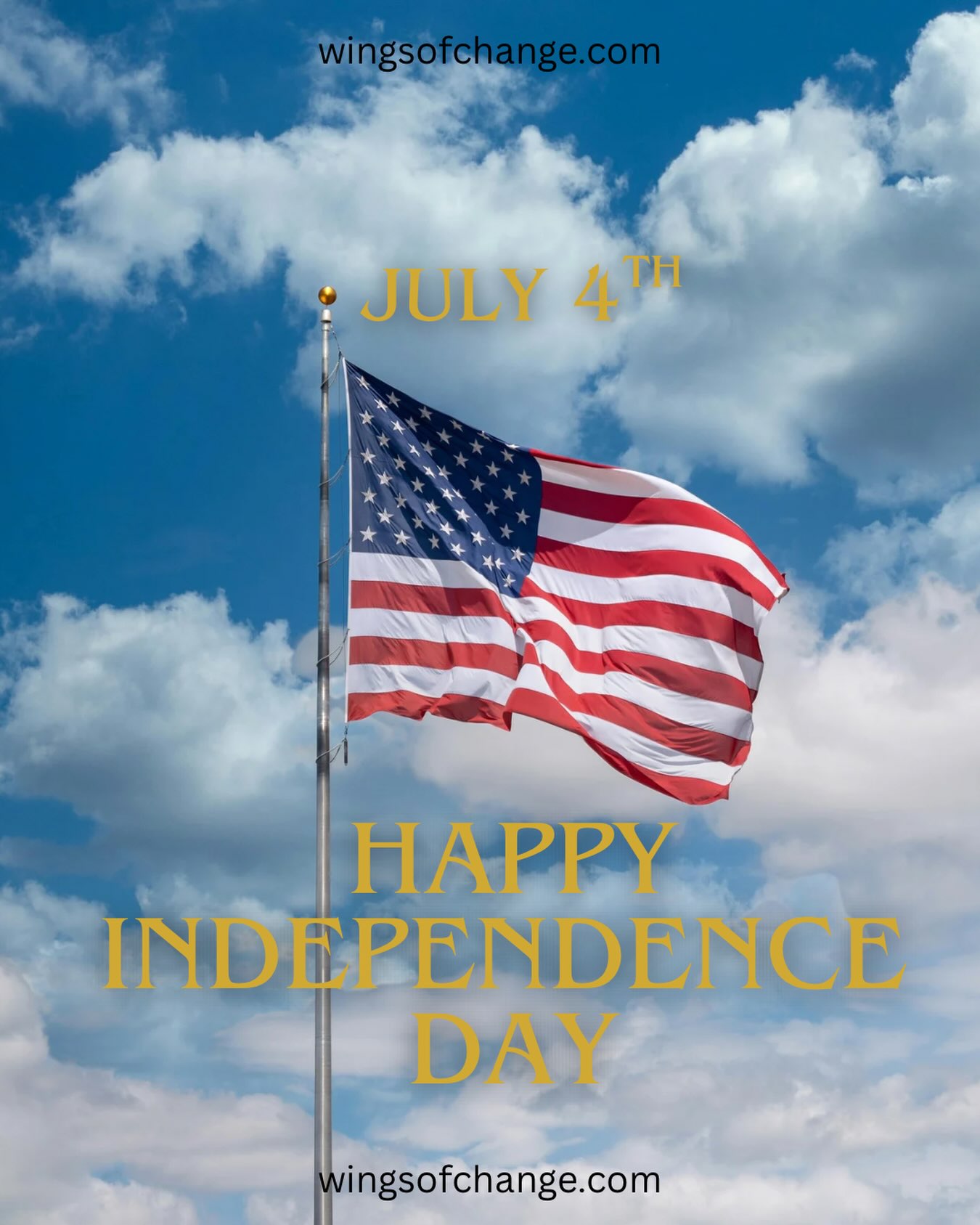 Happy 4th of July! Today is a beautiful reminder to celebrate your own personal growth and independence. 🎆✨
True freedom starts from within—it’s the power to choose your own path, set healthy boundaries, and heal at your own pace. If you are taking today to rest, connect with loved ones, or simply enjoy some quiet time, we hope you feel supported and at peace.
Remember, self-care is a form of independence, too. Give yourself permission to do exactly what your mind and body need today. 💙
Visit us at:
https://www.wingsofchangetherapy.com/
You can also reach us by phone at (760) 587-075 or email Dakota@wingsofchangetherapy.com to learn more about our services or schedule an appointment.
#IndependenceDay #4thofJuly #SelfCompassion #MentalHealthMatters #wingsofchange