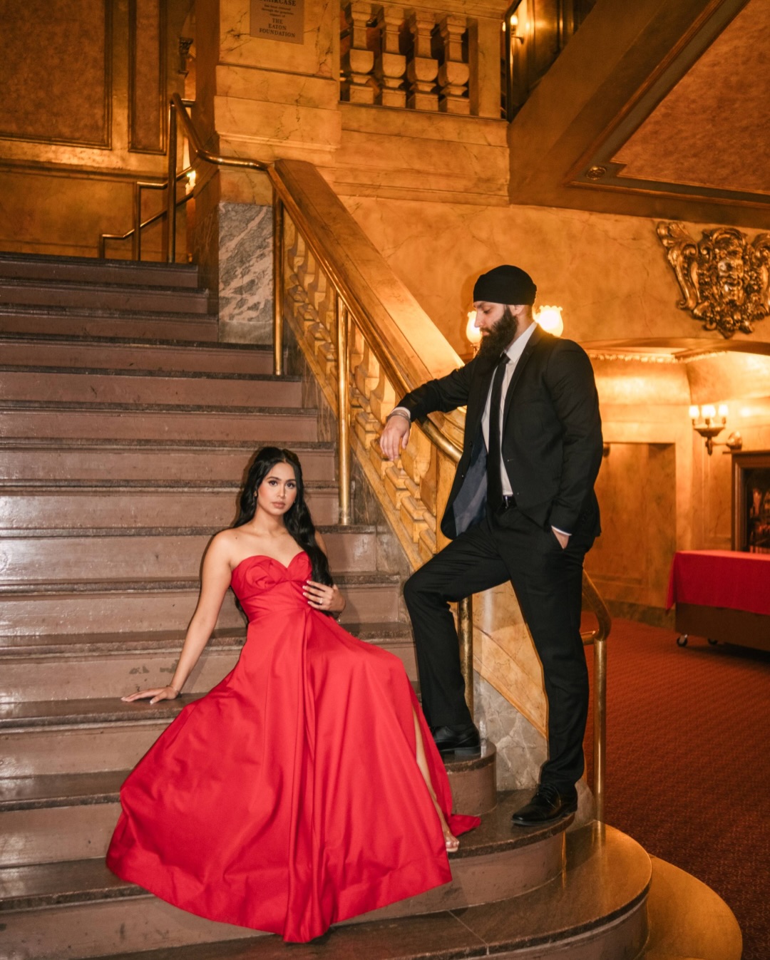 The theatre, the lighting, the outfits - it all asked for something moodier, more cinematic and a little more dramatic.
…..
#couplegoals #engagementphotography #engagementphotography #coupleportrait #coupleportraits
…..
cinematic engagement photos, editorial engagement shoot, moody engagement photos, theatre engagement shoot, luxury engagement photos, Toronto engagement photographer, Toronto wedding photographer, editorial couple portraits, cinematic couple photos, dramatic couple portraits, old theatre photoshoot, vintage theatre aesthetic, moody wedding photography, luxury wedding photography, fashion inspired engagement shoot, red dress photoshoot, black suit editorial, romantic editorial photos, indoor engagement photos, engagement photo inspiration, Yellow Pony Productions
