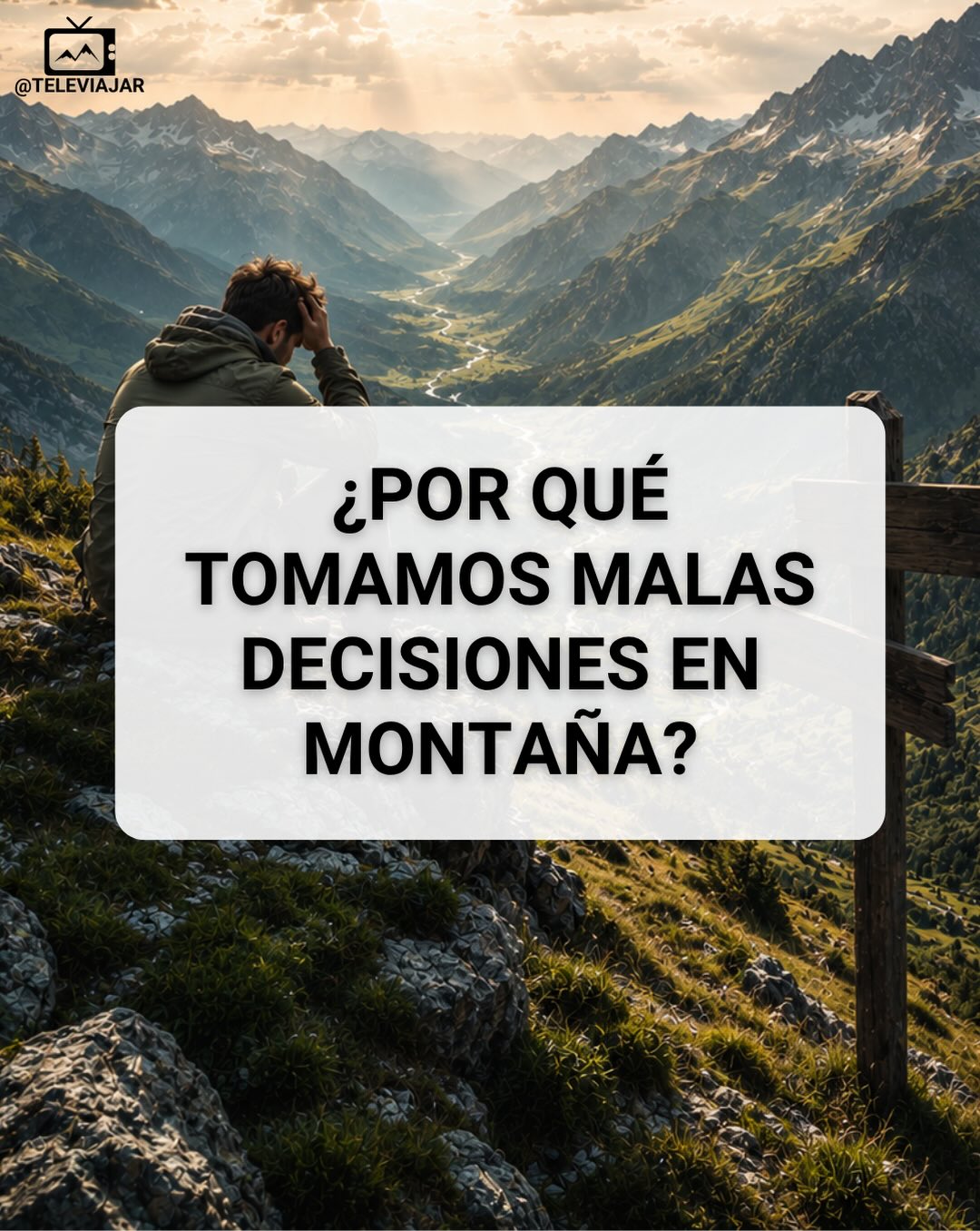 ❌Muchas veces pensamos que los accidentes ocurren por falta de experiencia.
Pero la realidad es que, en muchas ocasiones, el problema no está en la montaña… está en nuestra mente.
🏔️ Nos convencemos de seguir porque…
👣 “Si ellos pasan, yo también.”
⏳ “He llegado hasta aquí, no puedo darme la vuelta.”
⛰️ “Solo quedan 20 minutos para la cima.”
🚗 “Hemos venido desde muy lejos.”
📸 “Quiero esa foto. Quiero publicar que lo conseguí.”
Y, casi sin darnos cuenta, dejamos de tomar decisiones objetivas.
La montaña no sabe cuánto has entrenado, cuánto dinero has gastado o cuántas horas has caminado.
Solo responde a las condiciones del momento.
💛 Aprender a renunciar no es fracasar.
Es una de las habilidades más importantes de cualquier montañero.
Porque la mejor cima… siempre será volver a casa. ⛰️
#televiajar #montañaenforma #decisiones #montaña