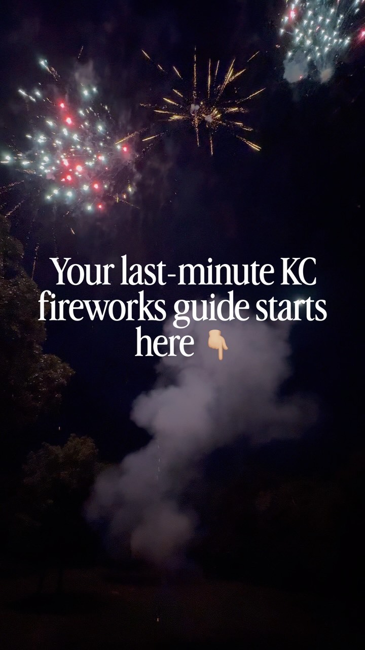 Still need Fourth of July plans? šŗšø
Here are a few of the best places to catch fireworks around KC tomorrow:
⢠WWI Museum & Penn Valley Park ā Fireworks at 9:40 PM
⢠Kauffman Stadium ā Royals game at 7:10 PM, fireworks immediately after
⢠Corporate Woods (Overland Park) ā Fireworks at 10:00 PM
⢠Rock Island Bridge ā Great skyline views of multiple fireworks displays throughout the city (arrive before 9:00 PM for the best spot)
⢠Parkville ā Fireworks over the river at 9:30 PM
Save this for tomorrow, send it to your crew, and have a safe and happy Fourth! ā¤ļøš¤ššŗšøš§Ø