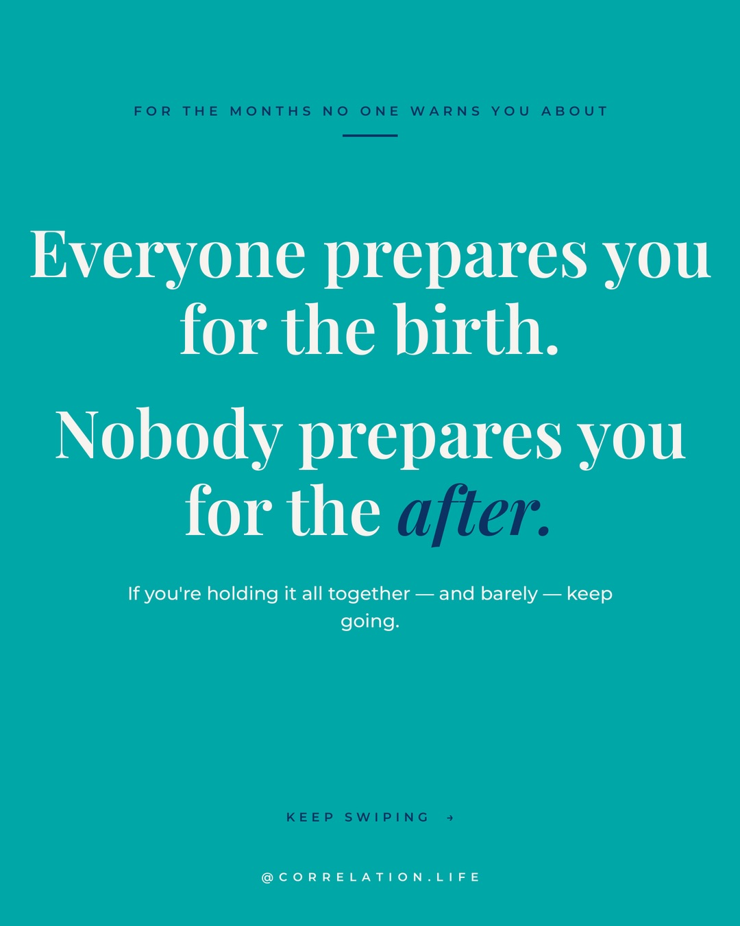 Everyone prepares you for the birth. Nobody prepares you for the after.
I’ve had three babies in under four years — twins, a C-section, all of it. And the part that nearly took me out wasn’t the delivery. It was the after. The depletion no one warns you about. The version of myself I couldn’t quite find. The holding-it-all-together-and-barely that you start to believe is who you are now.
It’s not who you are. It’s one of the biggest transitions of your life — handed to you with nothing built underneath to hold it.
And it moves in an order most of us miss. Your recovery gets wrecked first — body, sleep, reserves. Then your capacity goes — the focus, the patience, the energy you used to have. And then you start feeling like you’re failing at everything. By the time it sounds like “I can’t do this,” the real damage started weeks upstream.
You can’t out-effort that. More lists and more pushing don’t touch what actually broke.
So I built the thing I wish someone had handed me: The Shift. A 4-week small group for moms in the thick of the after — rebuilding your recovery, your capacity, and the part of you that feels like YOU again. Not more pressure. A structure. With me, and women who get it.
This is the founding group. Ten seats, starts July 13, doors close July 9.
Not sure where you’re at? The free Mom Transition Snapshot tells you in about 3 minutes → link in bio.
Already know this is you? DM me “SHIFT” and I’ll send you everything.
And if a mom you love is white-knuckling it right now — send her this. She shouldn’t have to do it alone either. 💛