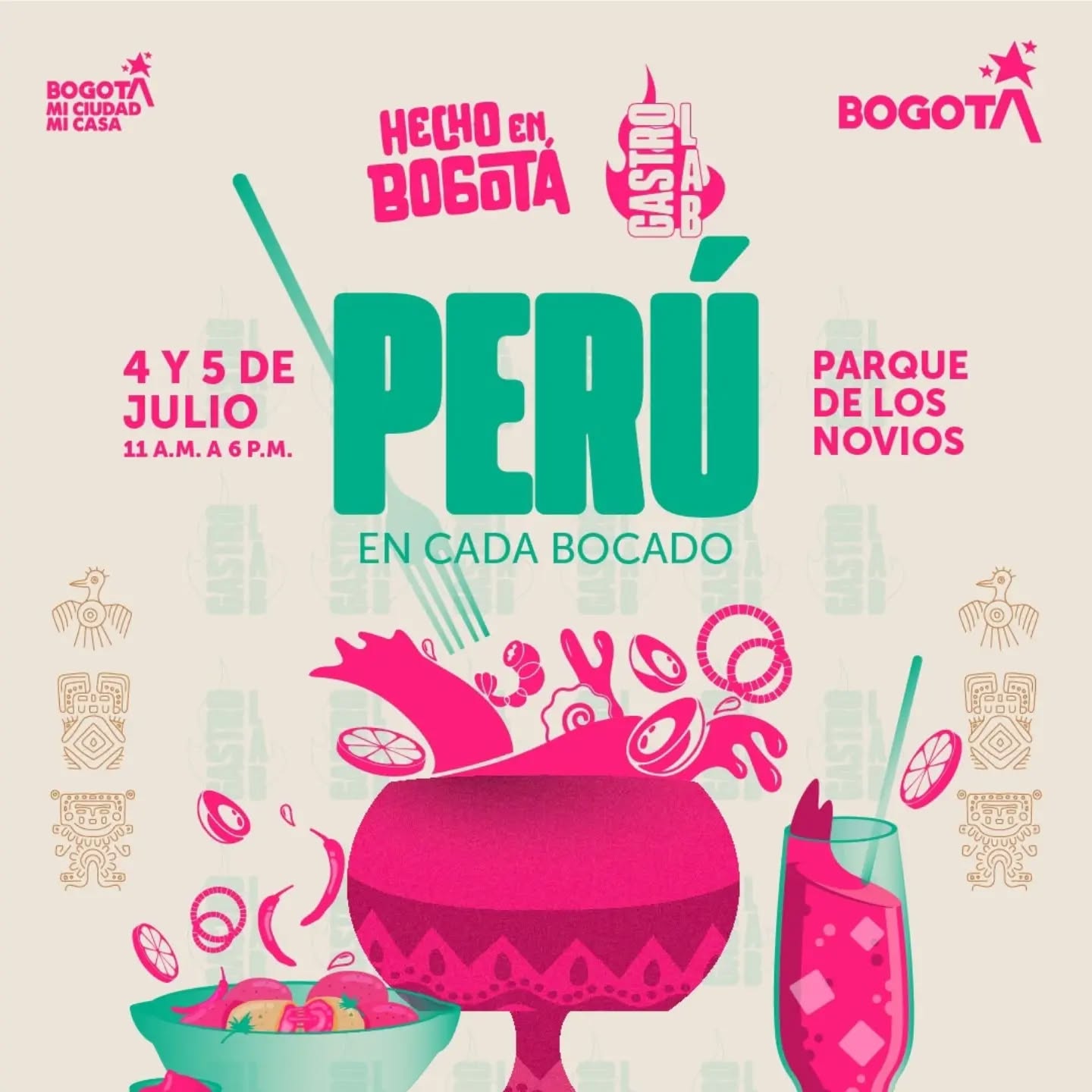 Están todos invitados!!! El horario de la feria será desde las 11:00 a.m. hasta las 6:00 p.m.. La entrada es completamente libre y contará con más de 40 emprendimientos.Recuerda en el parque de los novios este 4 y 5 de julio!!!