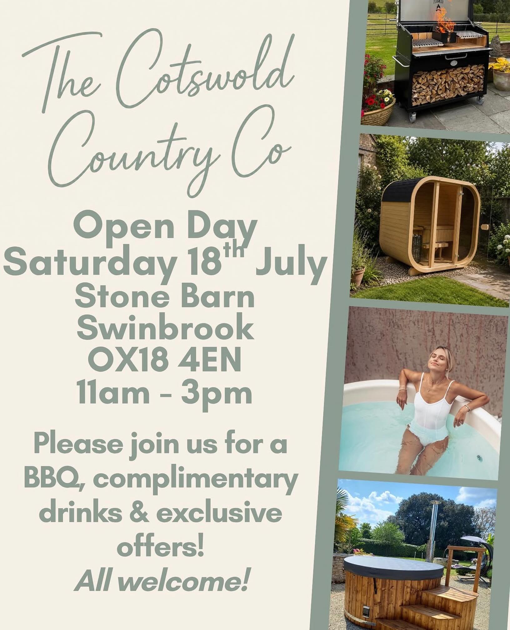 We’re very excited to have a display at @thecotswoldcountryco as well as some other premium outdoor brands of asado grills, outdoor ovens, fire pits, pizza ovens & more! We’d love to see you at the launch 😊