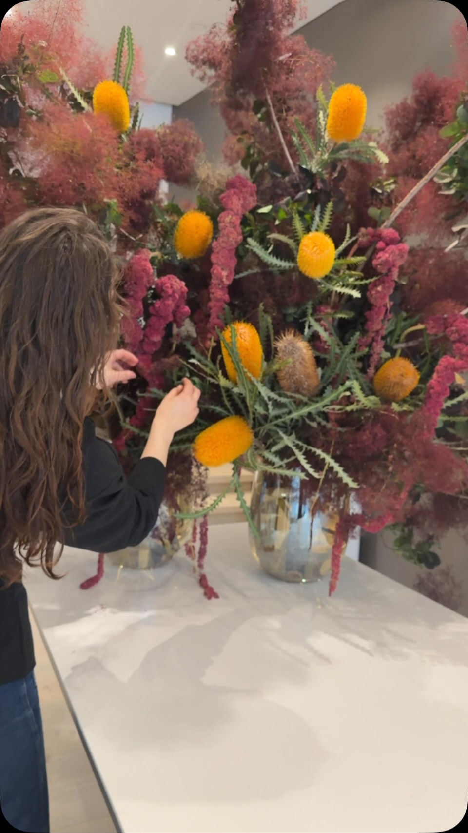 The beauty you see is the result of countless hours of work.#luxuryflowers #floraldesign #luxuryflorals