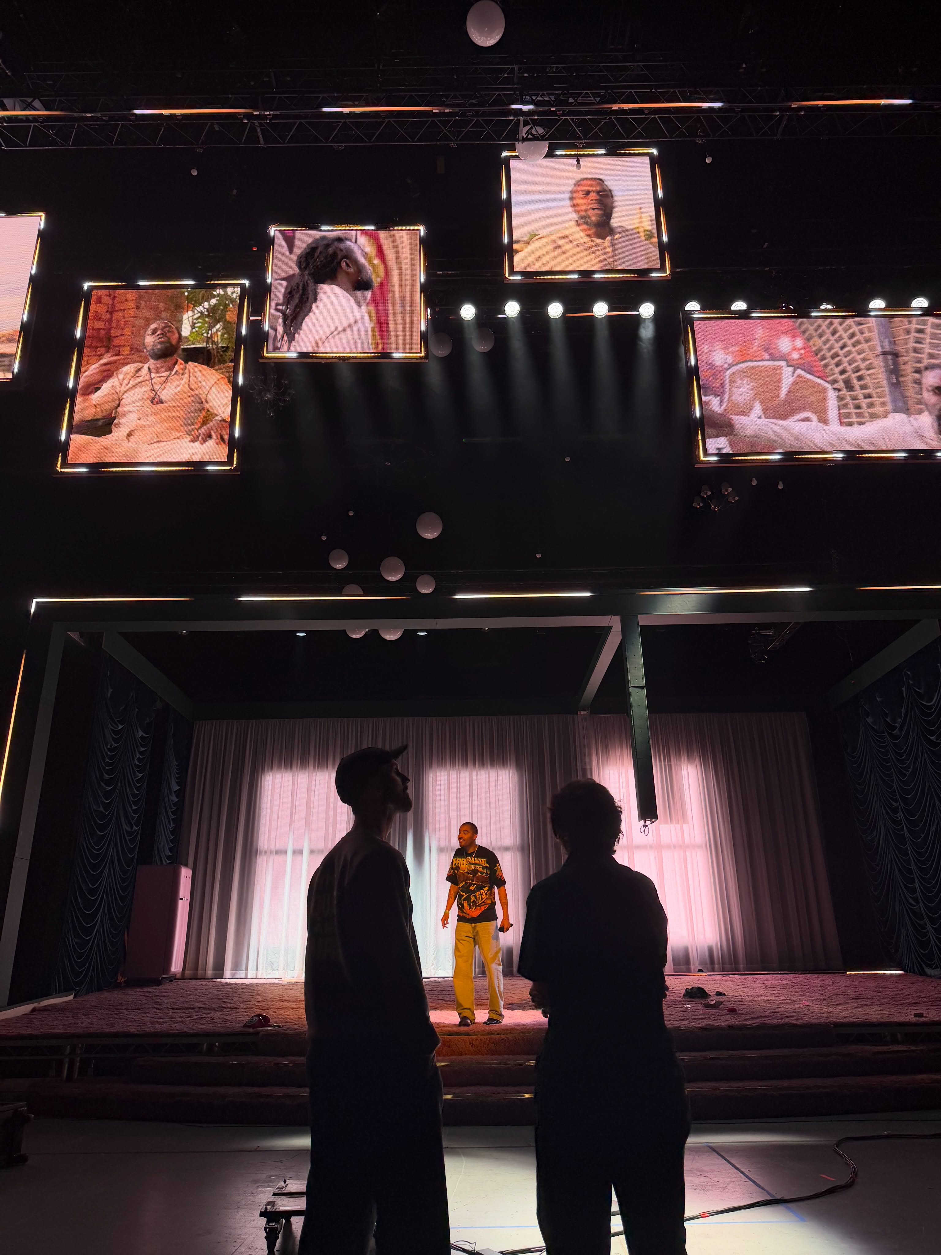 Some BTS from our @LilyAllen West End Girl arena tour technical rehearsals. Thank you to my incredible teams and crew for your support, your positive attitude and for working tirelessly to get the show up.