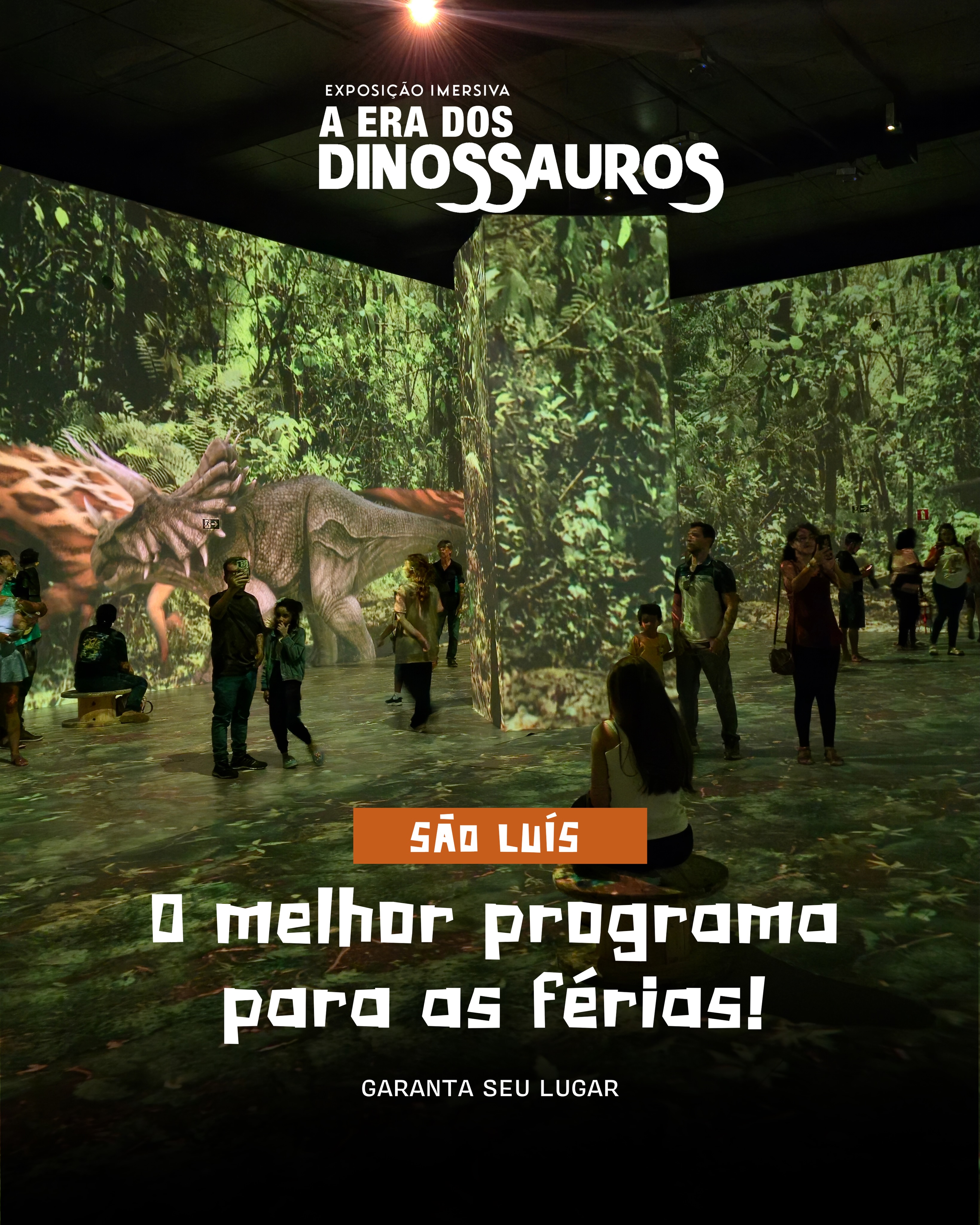 Suas férias com aventura acontecem aqui 🦖🌎
A Era dos Dinossauros, uma aventura fascinante!
No Shopping da Ilha, Praça de Eventos 🦕
CURTA TEMPORADA
✅ Meia-entrada:
Estudantes, PCD + acompanhante, 60+, ID Jovem, professores e doadores de sangue e medula óssea.
🎫 Gratuidade:
* Pessoas com Síndrome de Down
* Crianças até 2 anos
⚠️ Benefícios mediante comprovação conforme legislação vigente.