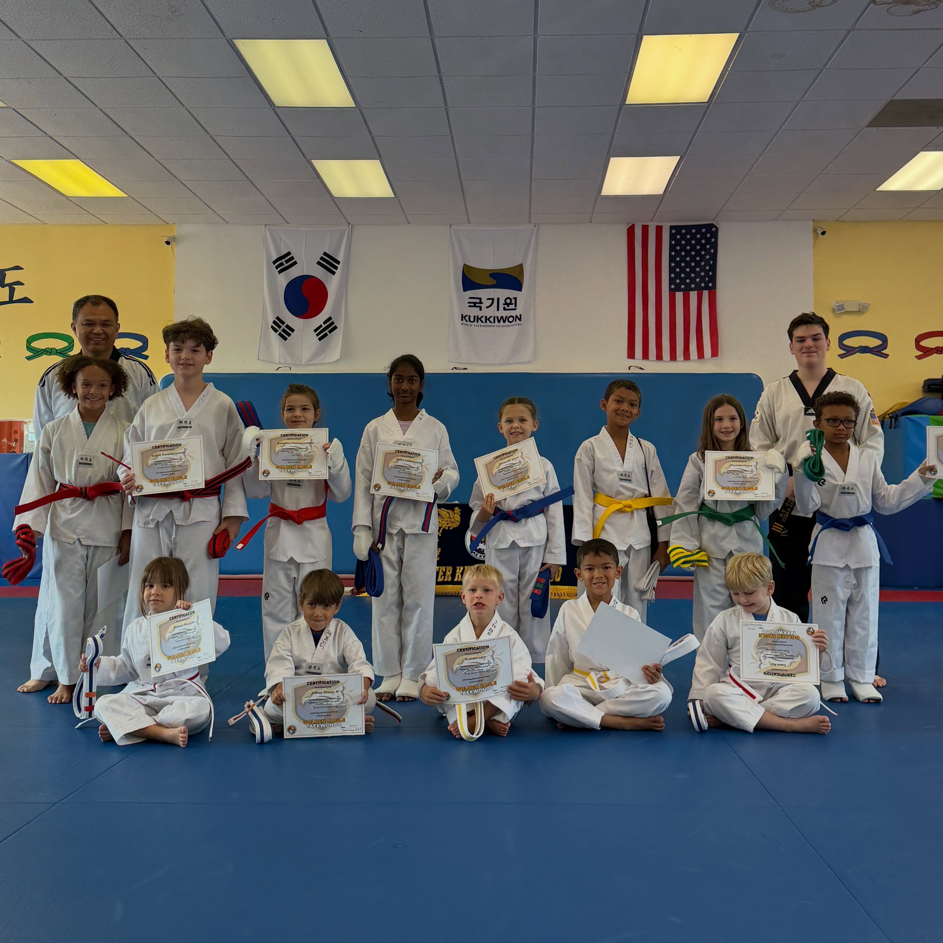 Great job everyone!!
.
First test of the summer! Strong kicks, loud yelling, confidence moves and breaking boards! I can’t wait to see you in the class! Enjoy your weekend and see you soon!
.
Parents, mark your calendar for GETKD Summer Break!
Our break is July 4th to 10th. We hope you have a wonderful time celebrating 250th birthday of USA.
.
#taekwondo #taekwondolife #taekwondokids #martialart #taekwondofamily