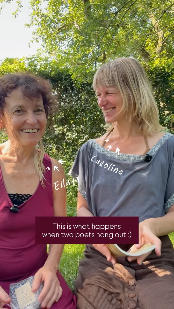 Poetry is a direct gateway into the soul.
Ellaya and I each pulled a line: one from her beautiful Rumi Tarot deck Religion of Love, and one from my poetry album Birthing a Forest.
So lovely to be friends and to share this deep love for poetry. 🫶🏼☀️
#poetryreading #spokenword @ellaya_poetry