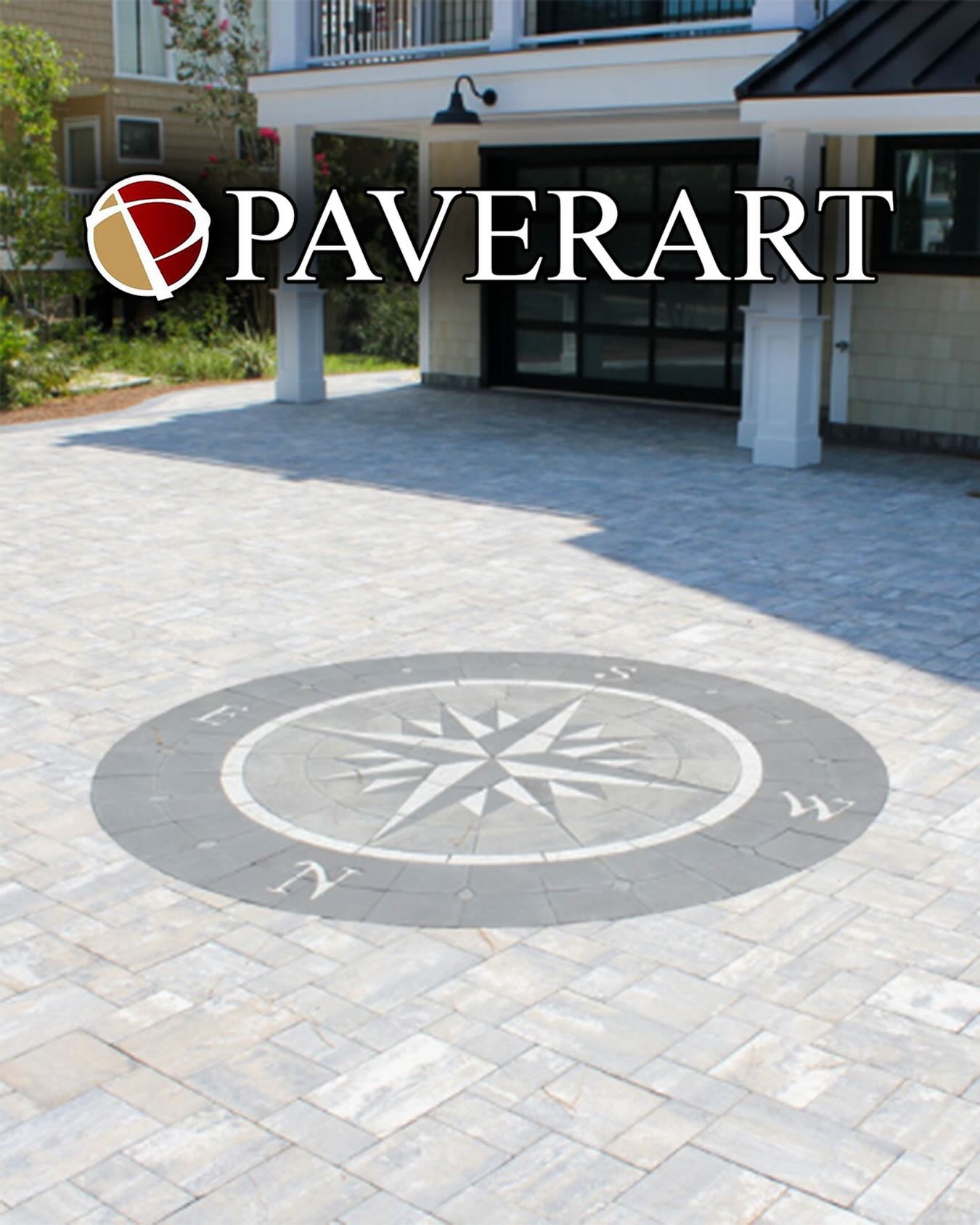 A driveway with a compass that knows how to make an entrance.
Gray tones, sharp directionals, and a full medallion sized for the space instead of dropped in like an afterthought.
This is how you take a big driveway and give it a signature.
#driveway #compass #drivewaygoals