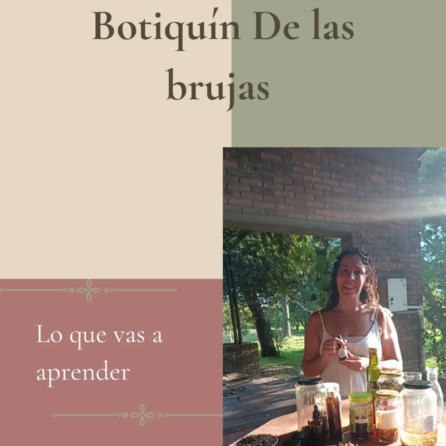 Hay saberes que se aprenden viviendo, sintiendo, haciendo, experimentando en presencia y conciencia.
El Botiquín de las brujas te lleva a ello a conectar con tu bruja interior, con las hierbas y el conocimiento de la creación que aprenderas para darle alas a tu ser.
Miércoles 9 de julio.
Domingo 13 de julio.
Este mes tenemos dos fechas para que elijas la que mejor se acomoda a vos.
Escribime y reserva tu lugar.
Cel :097282091
Abrazos
Marce y Mage 🪷🤍🌿
#mujernatura21
#magetips
#limpiezasenergeticas
#rituales
#botiquindelasbrujas