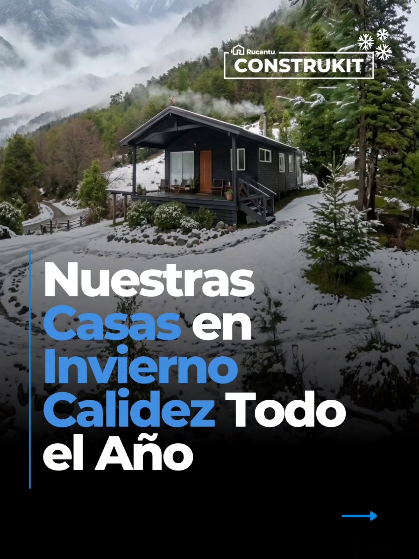 ❄️ Cuando llega el invierno, una construcción bien concebida marca la diferencia!
En CONSTRUKIT diseñamos hogares preparados para enfrentar las condiciones climáticas más exigentes.
Cada proyecto incorpora soluciones constructivas que favorecen el confort, la eficiencia térmica y la durabilidad.
❄️ 📷 Las imágenes corresponden a proyectos desarrollados en las hermosas localidades de Malalcahuello, Futaleufú, Coyhaique y Curarrehue (Pucón), territorios donde el invierno se vive con intensidad y donde nuestra calidad demuestra su desempeño frente a la nieve, las bajas temperaturas y las condiciones propias de zonas climáticas extremas.
Descubre algunos de los atributos que hacen de nuestras casas un lugar cálido para vivir, incluso en los días más fríos.
🏡 Conoce más en nuestra sección INFOTECNICA, apartado Confortabilidad Térmica y Habitabilidad:
🌐 www.construkit.cl/infotecnica (Link directo en la bio)