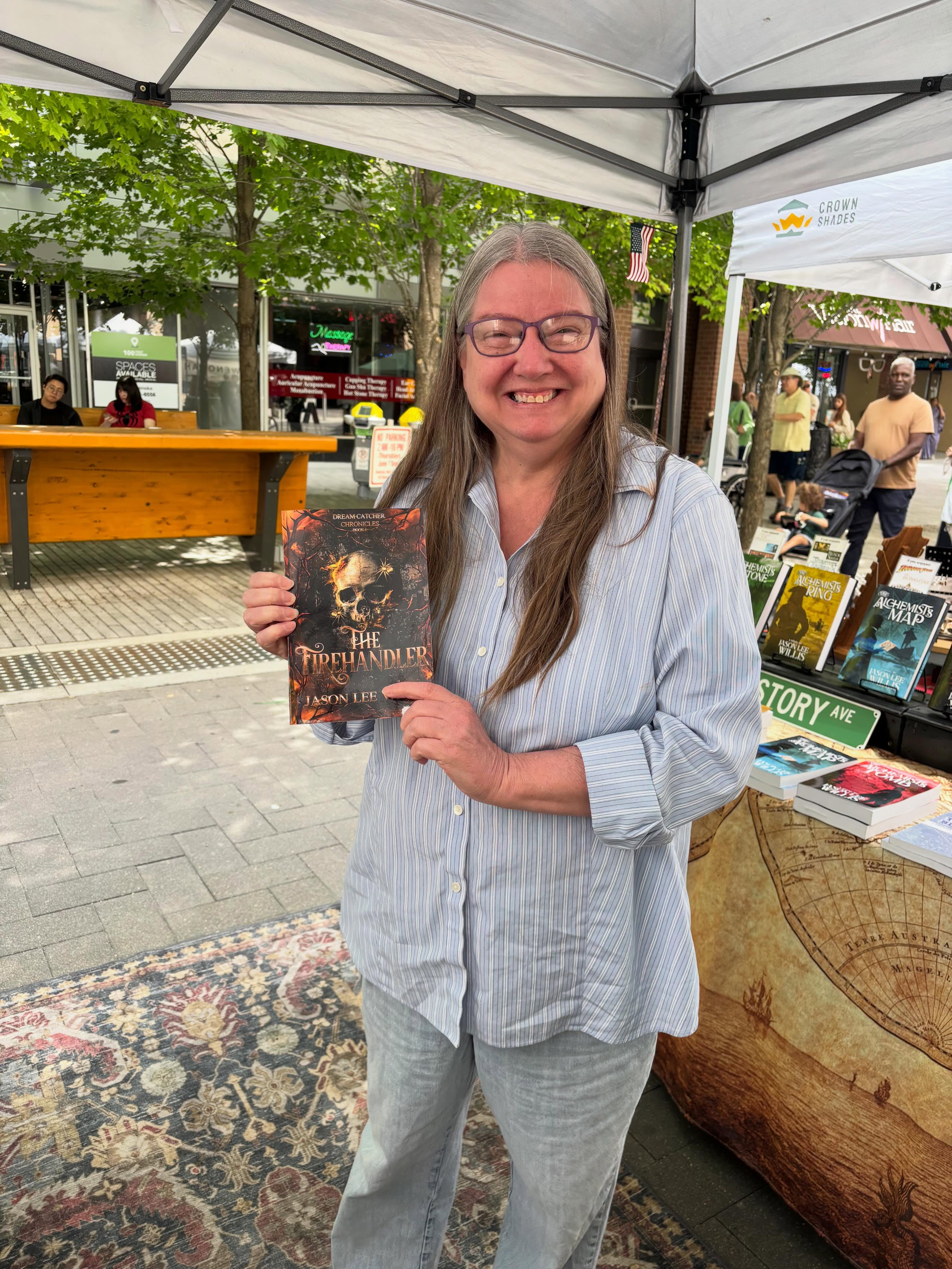 First sale of the day: Regina is going to Lake Manitou.