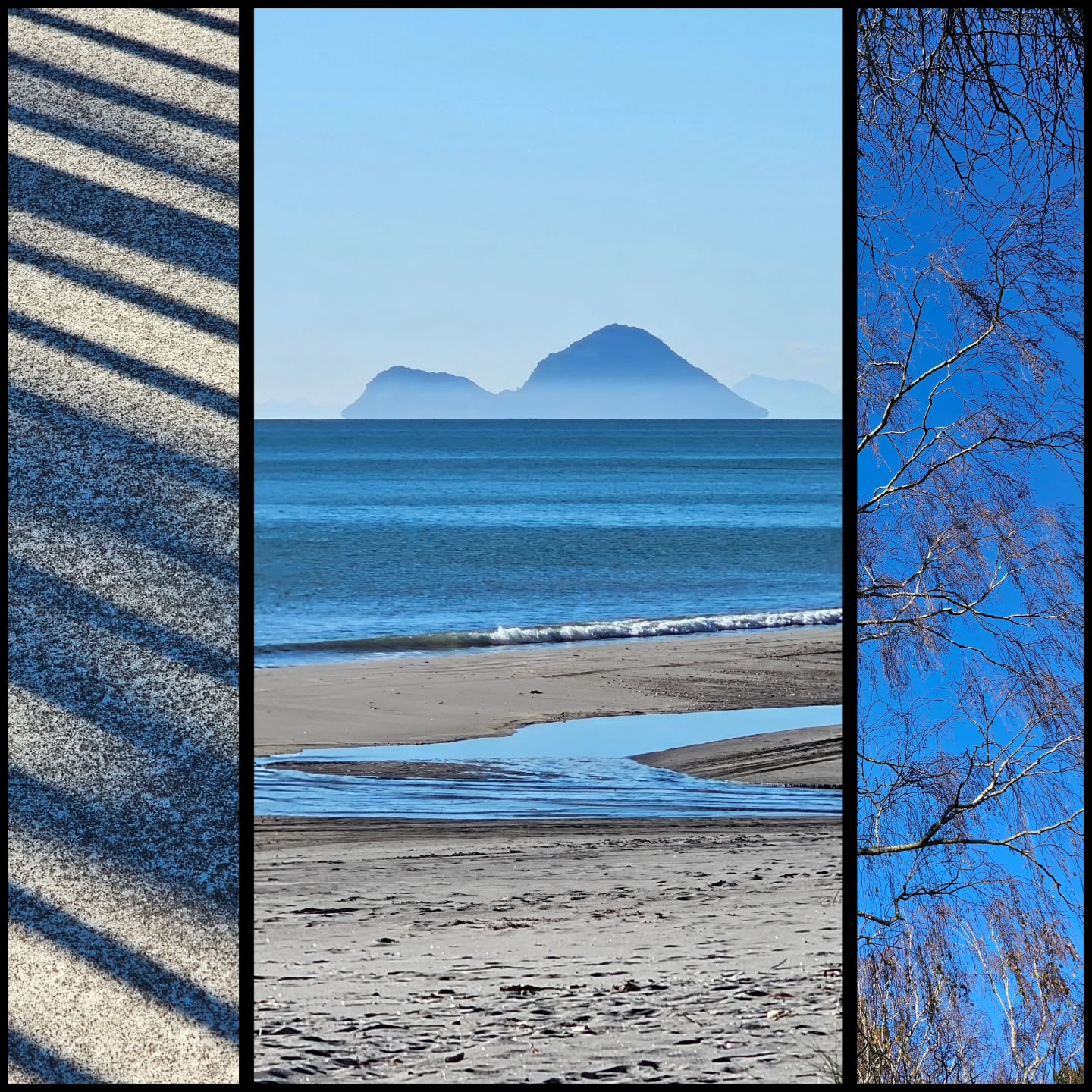 Things that inspire me. Photos of a recent day trip to Whakatāne - I think the colour blue sums up what inspired me that day! I meant to post this compilation of images but didn't get around to it.
I've been a little quiet on social media this last week due to preparing for being Guest exhibitor at the Auckland Quilt Show this coming weekend.
If you happen to be in Auckland on the 3-4 July, drop into the show at Mt Albert. Open 10-4 over the two days.
#photosoftheday #inspiration #beautifulnz #blueinspiration #inspiredbybeaches