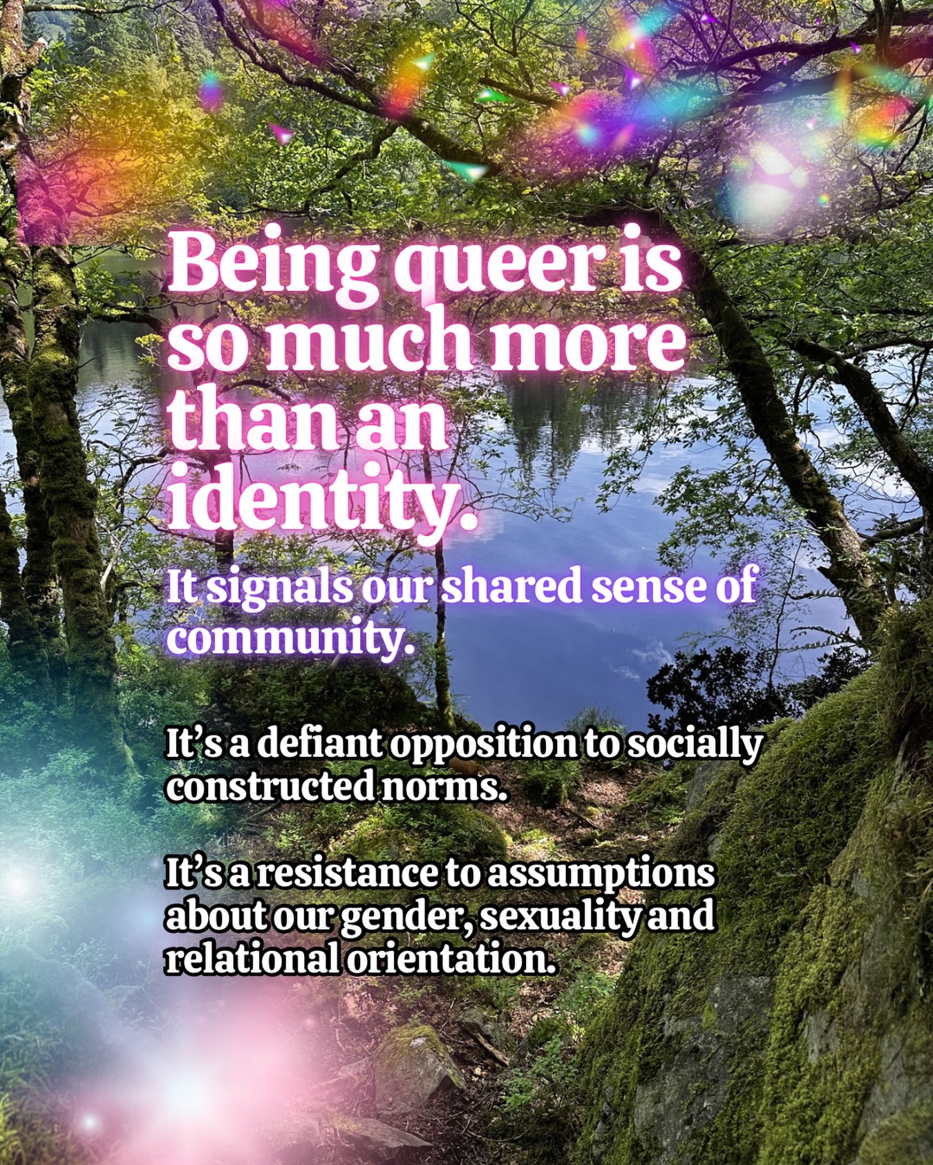 More little queer thoughts from my research for this lovely June ✨ 🏳️🌈 🏳️⚧️
#pride #therapy #queer