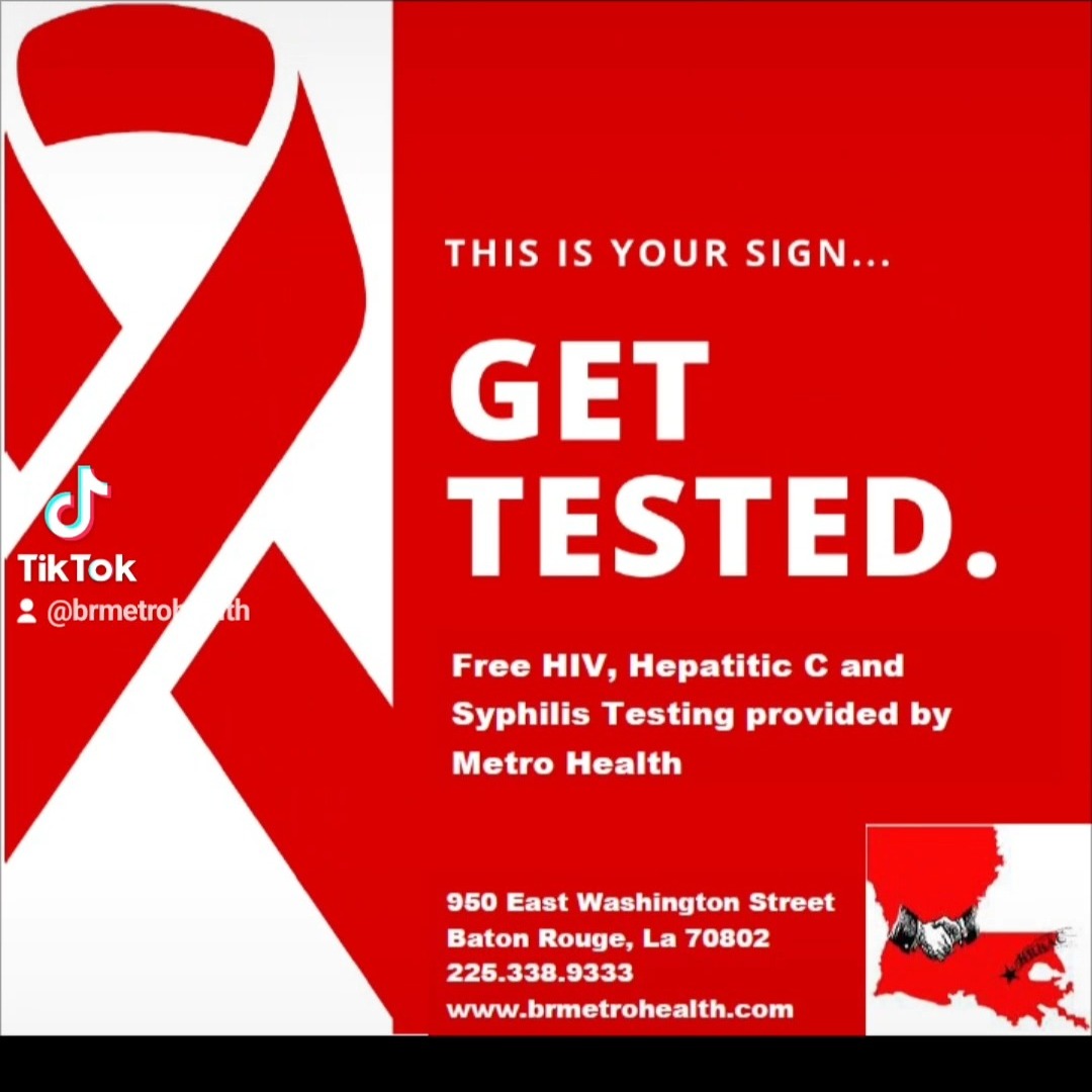 #DYK that we provide FREE HIV, HCV, and Syphilis counseling and testing services? We do! And, there's no better time to know your status. Don't wait. Call 225.338.9333 or go to brmetrohealth.com for more information. #brmetrohealth #FREEservices #knowyourstatus #Whatwedo #Metroserves #sexualhealth