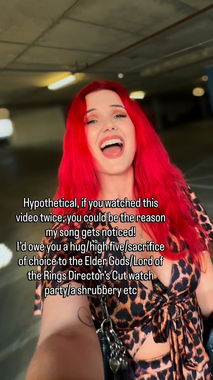 If you watched this video twice YOU could be the reason my song gets noticed!🥹 If you love heavy rock and roll you might just LOVE us! |\ This song is called Surrender and you can stream it everywhere now 🔥